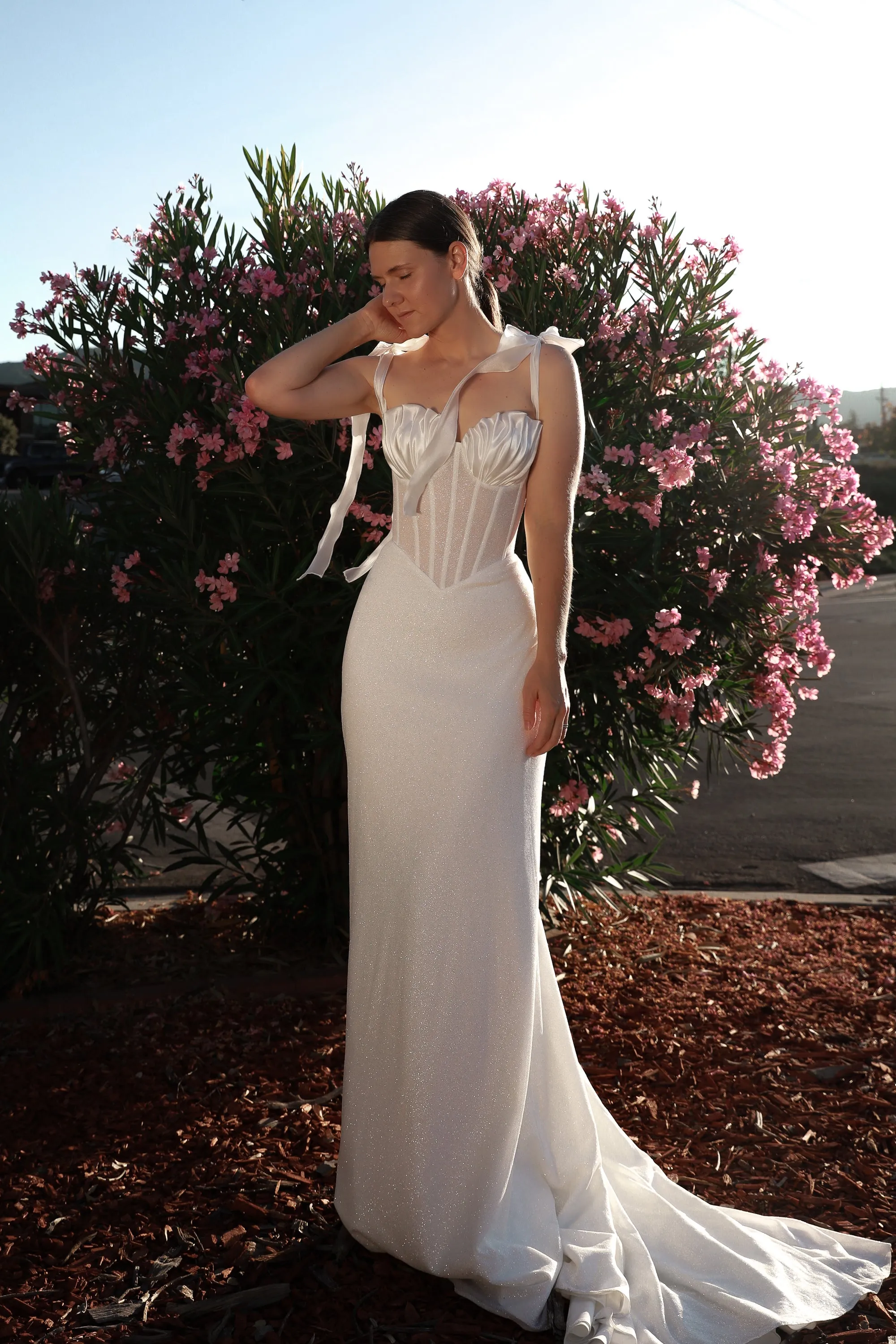 2 in 1 Wedding Dress Maybel with Overskirt sold by Olivia Bottega product image thumbnail 2