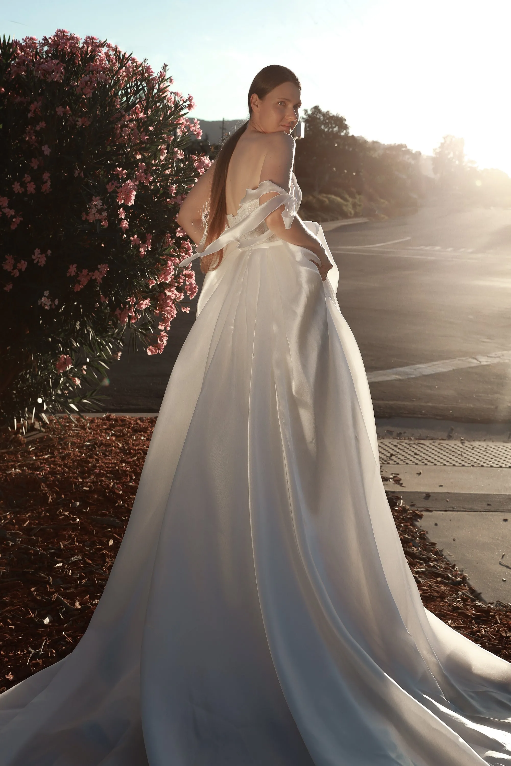 2 in 1 Wedding Dress Maybel with Overskirt sold by Olivia Bottega product image thumbnail 3