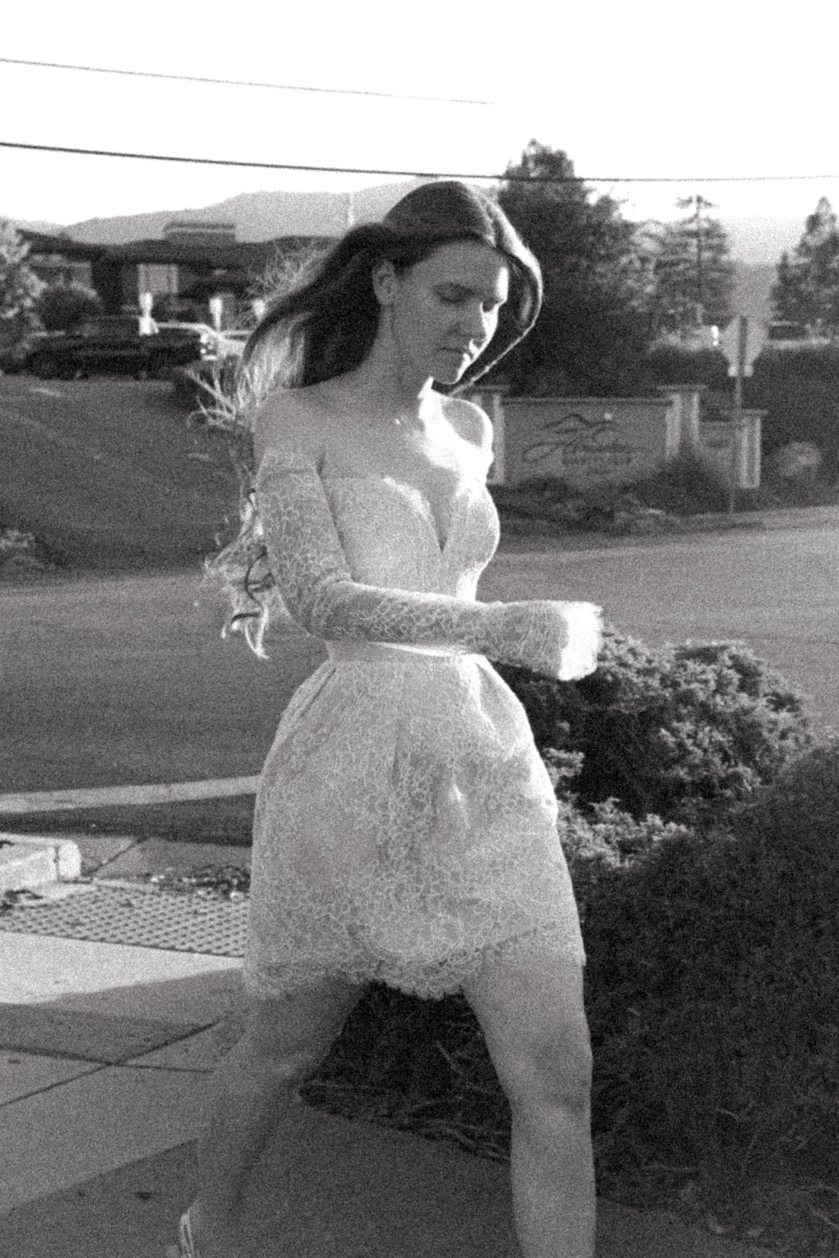 Short Long Sleeve Wedding Dress Annette sold by Olivia Bottega product image thumbnail 4