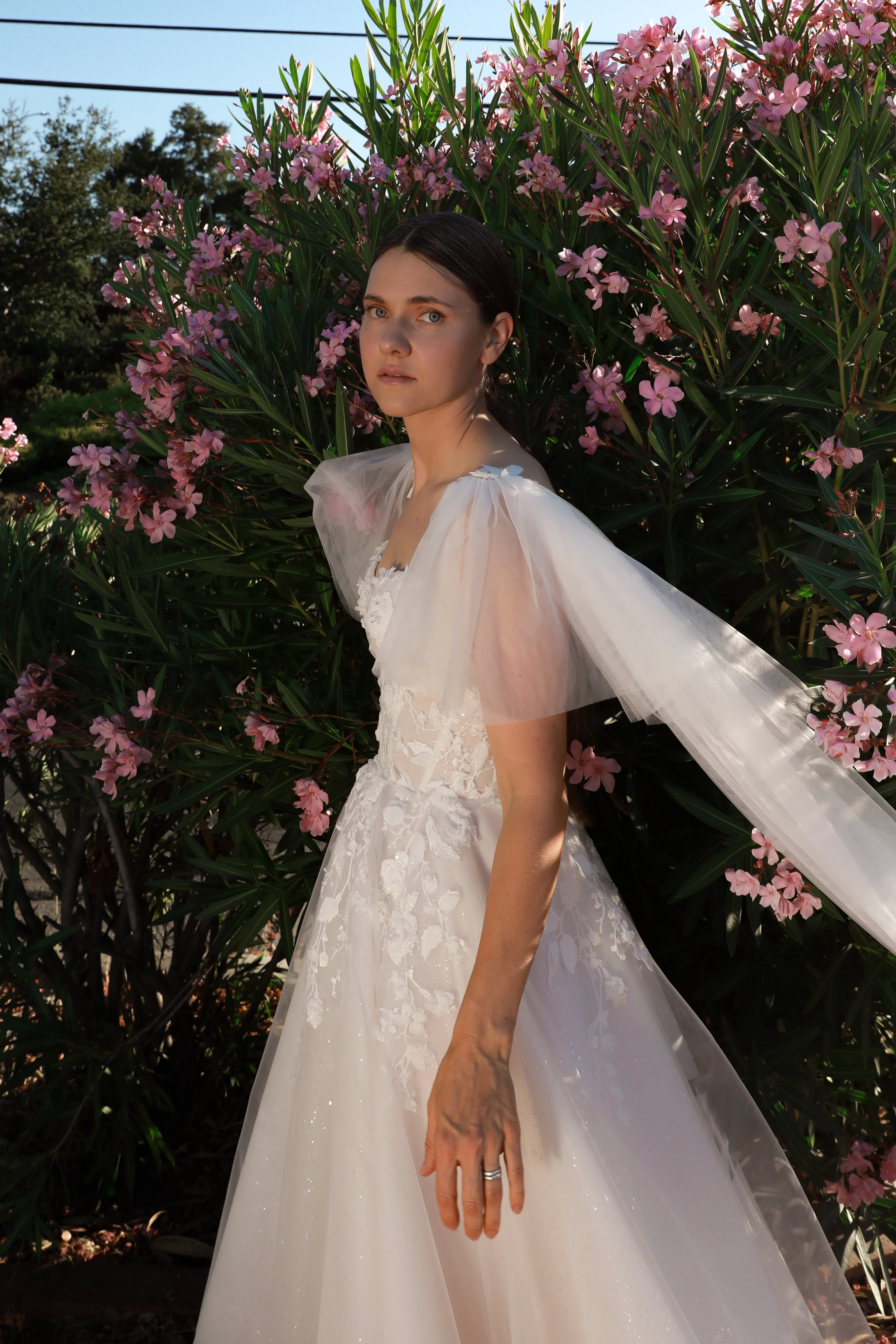 Tea Length Lace Wedding Dress Luche sold by Olivia Bottega product image thumbnail 2