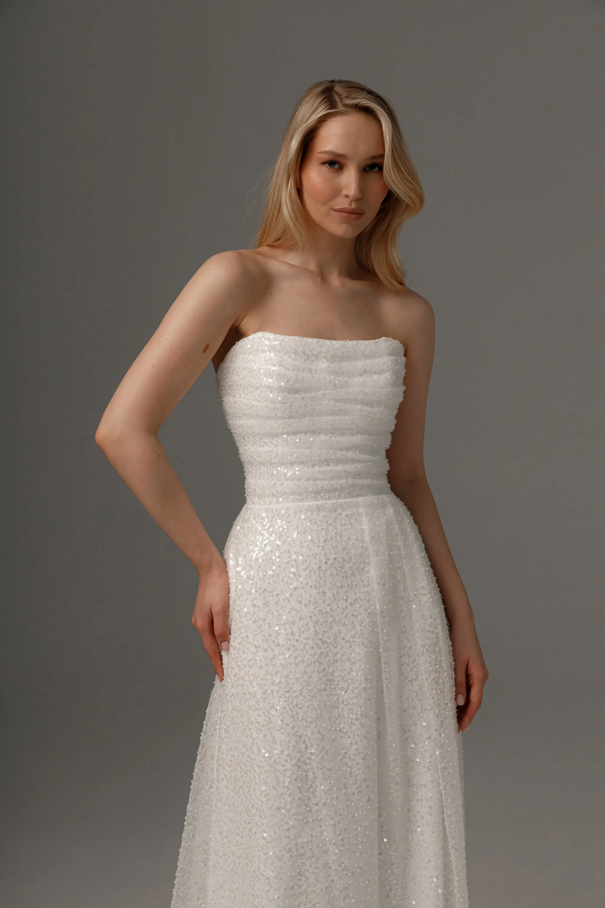 Wedding Dress Elu with Detachable Straps sold by Olivia Bottega product image thumbnail 2