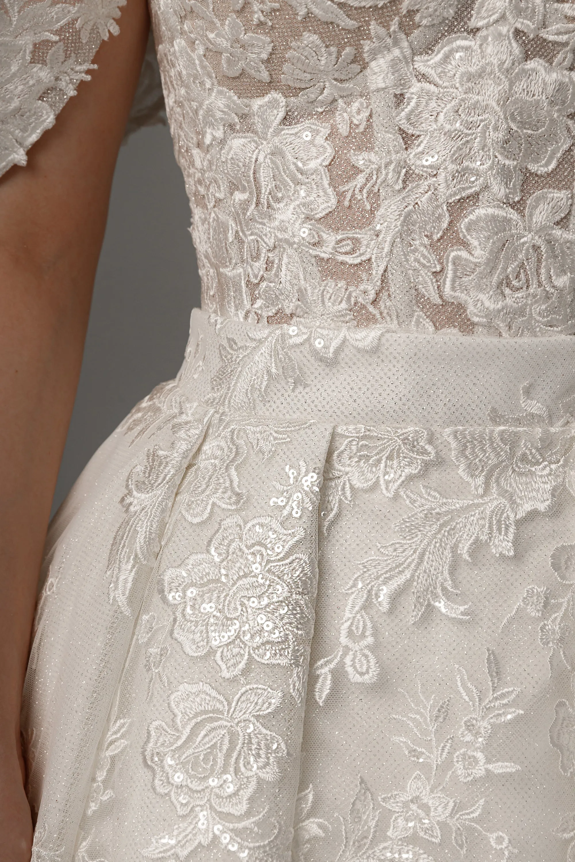 2 in 1 Wedding Dress Mitsis With Detachable Airis Skirt sold by Olivia Bottega product image thumbnail 5
