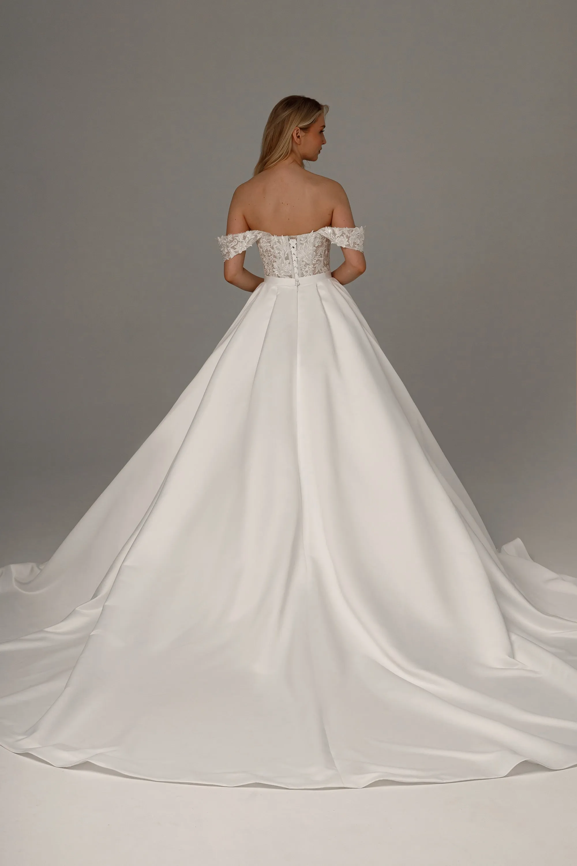 2 in 1 Wedding Dress Mitsis With Detachable Protea Skirt sold by Olivia Bottega product image thumbnail 3