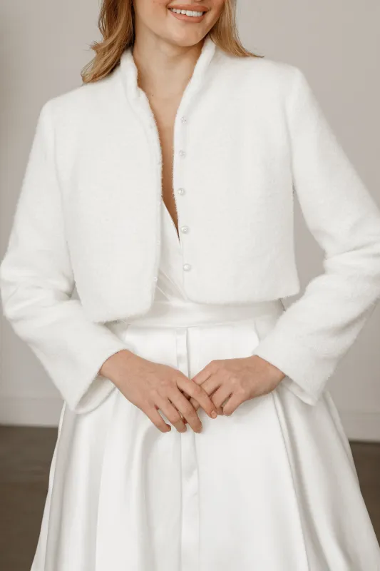 Light Ivory Jacket K - 068/2 | Ready-to-Ship sold by Olivia Bottega
