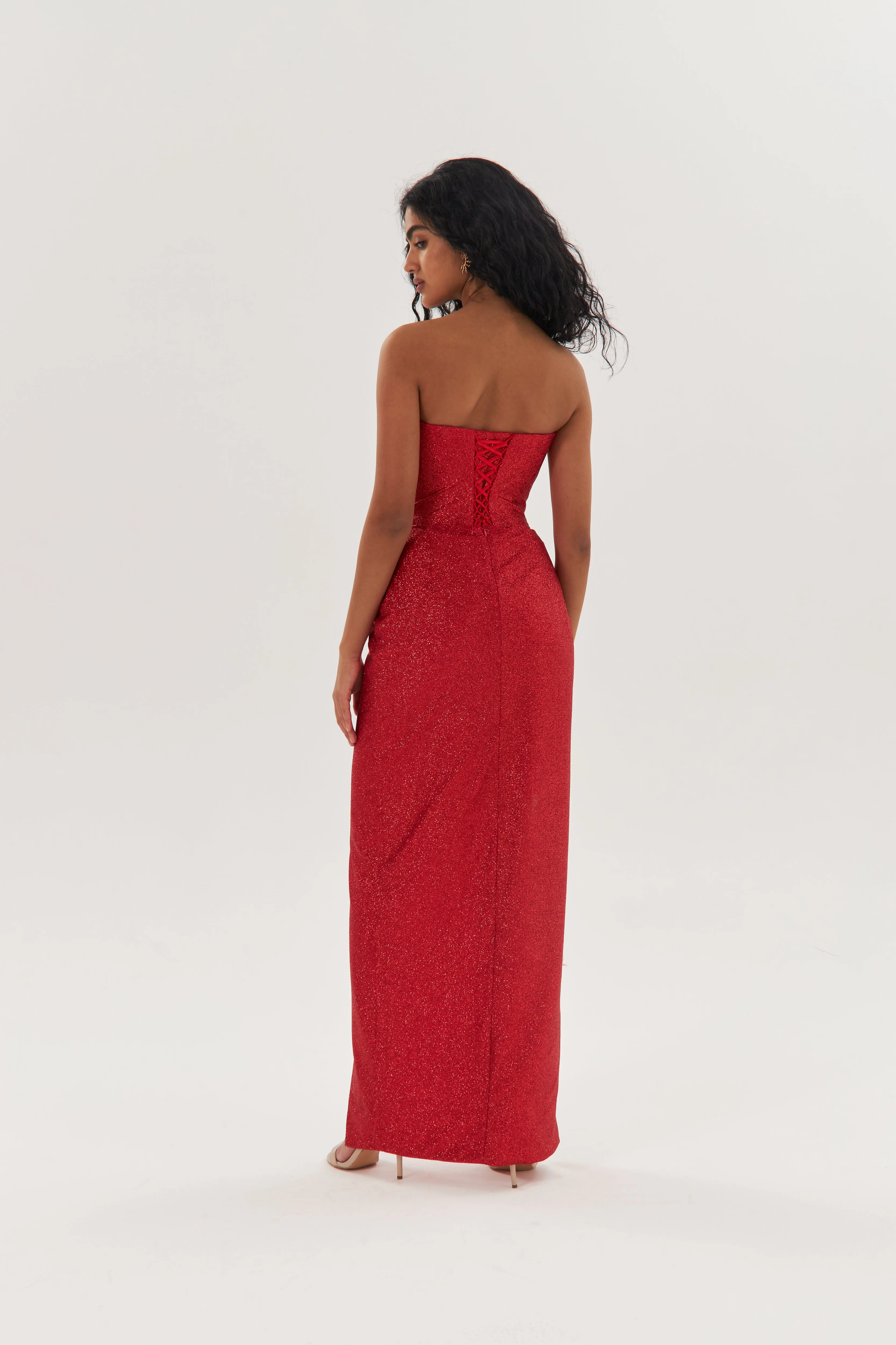 Madonna Red | Ready-to-Ship sold by Olivia Bottega product image thumbnail 4
