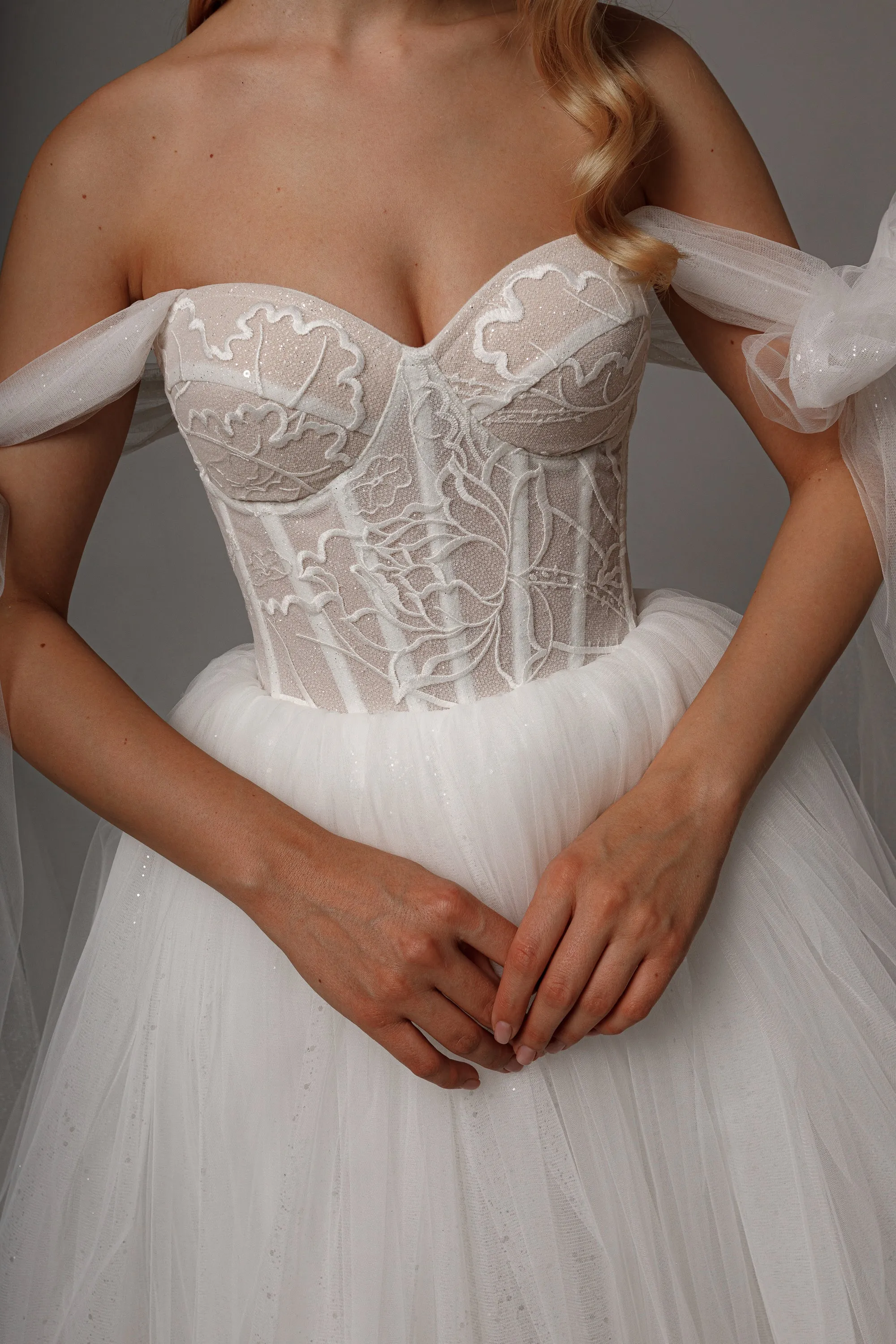 Wedding Dress Helena Midi with Detachable Straps sold by Olivia Bottega product image thumbnail 5