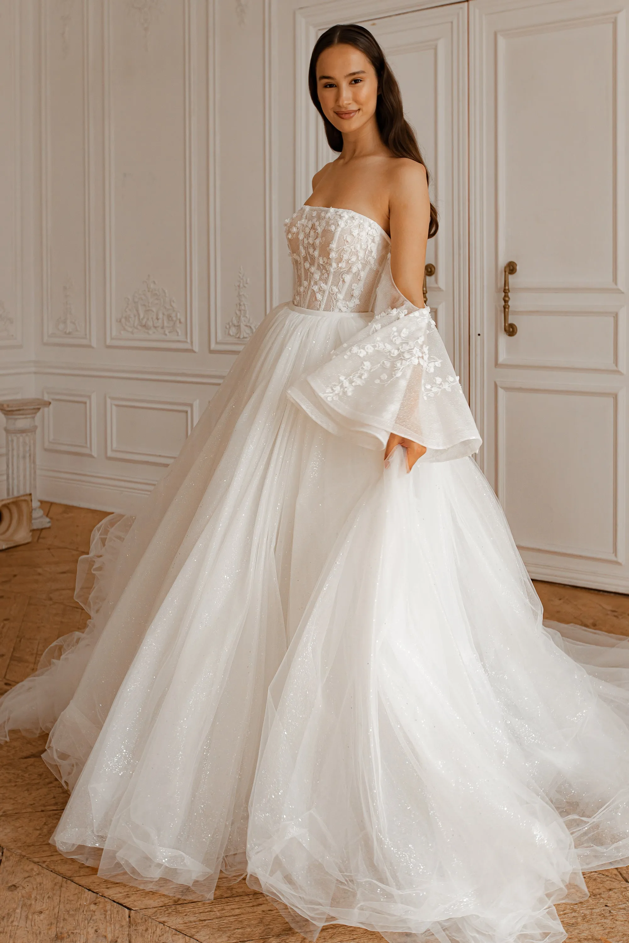 2 in 1 Wedding Dress Moonlit Siren with Detachable Skirt Romanica sold by Olivia Bottega product image thumbnail 5