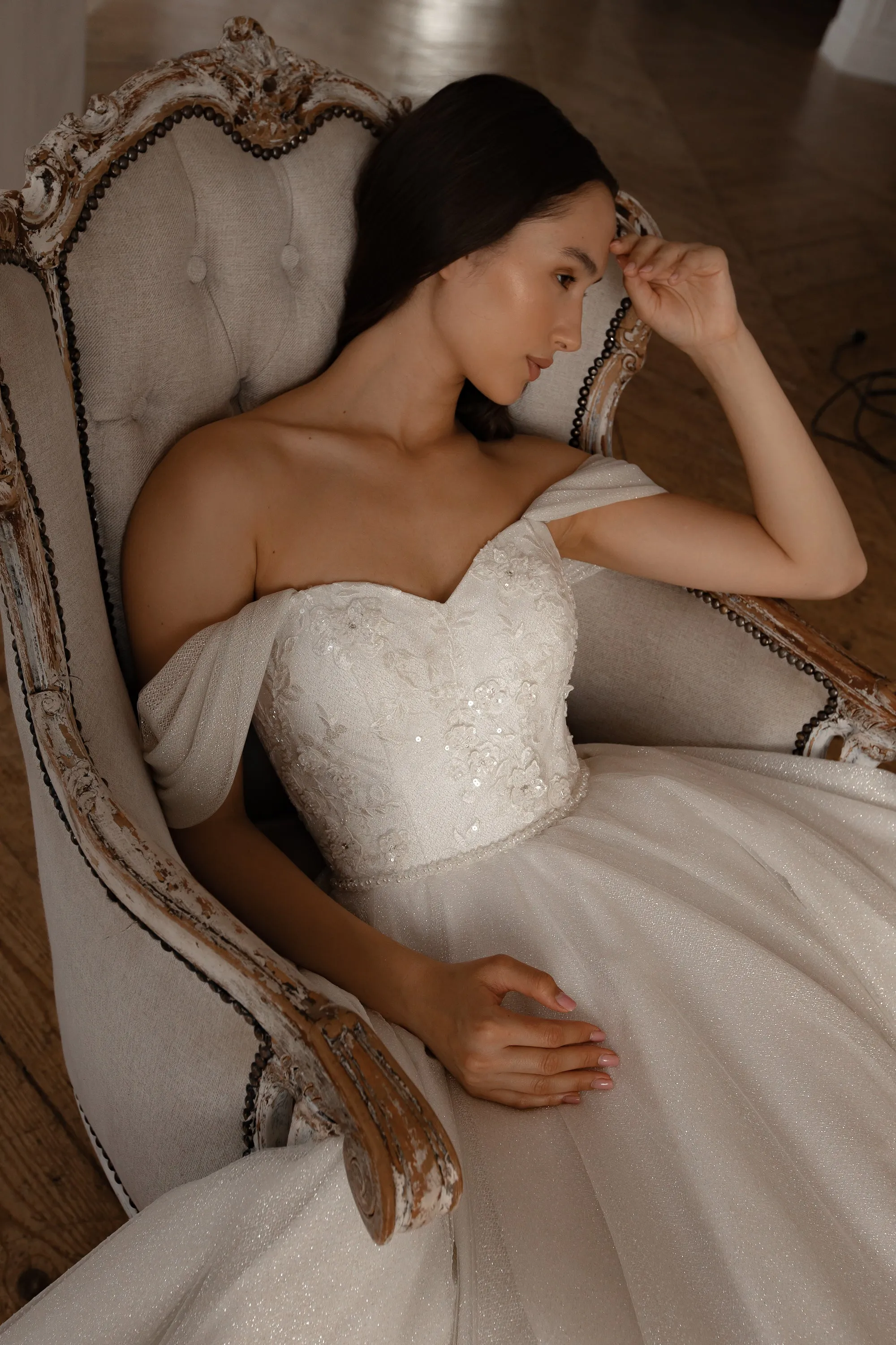Sparkly Wedding Dress Sylph sold by Olivia Bottega product image thumbnail 3