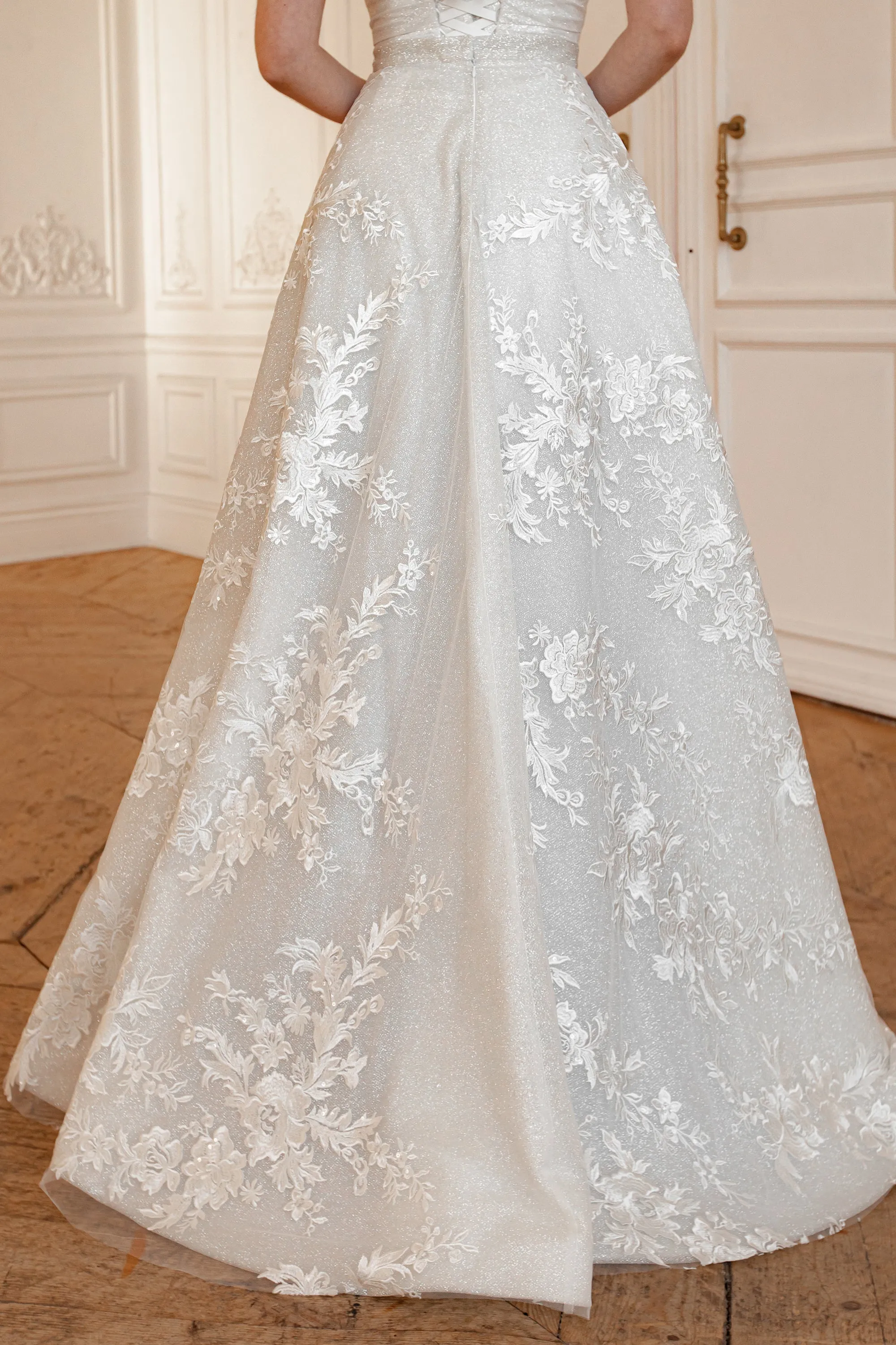2 in 1 Wedding Dress Ebba With Detachable Divon Skirt sold by Olivia Bottega product image thumbnail 5