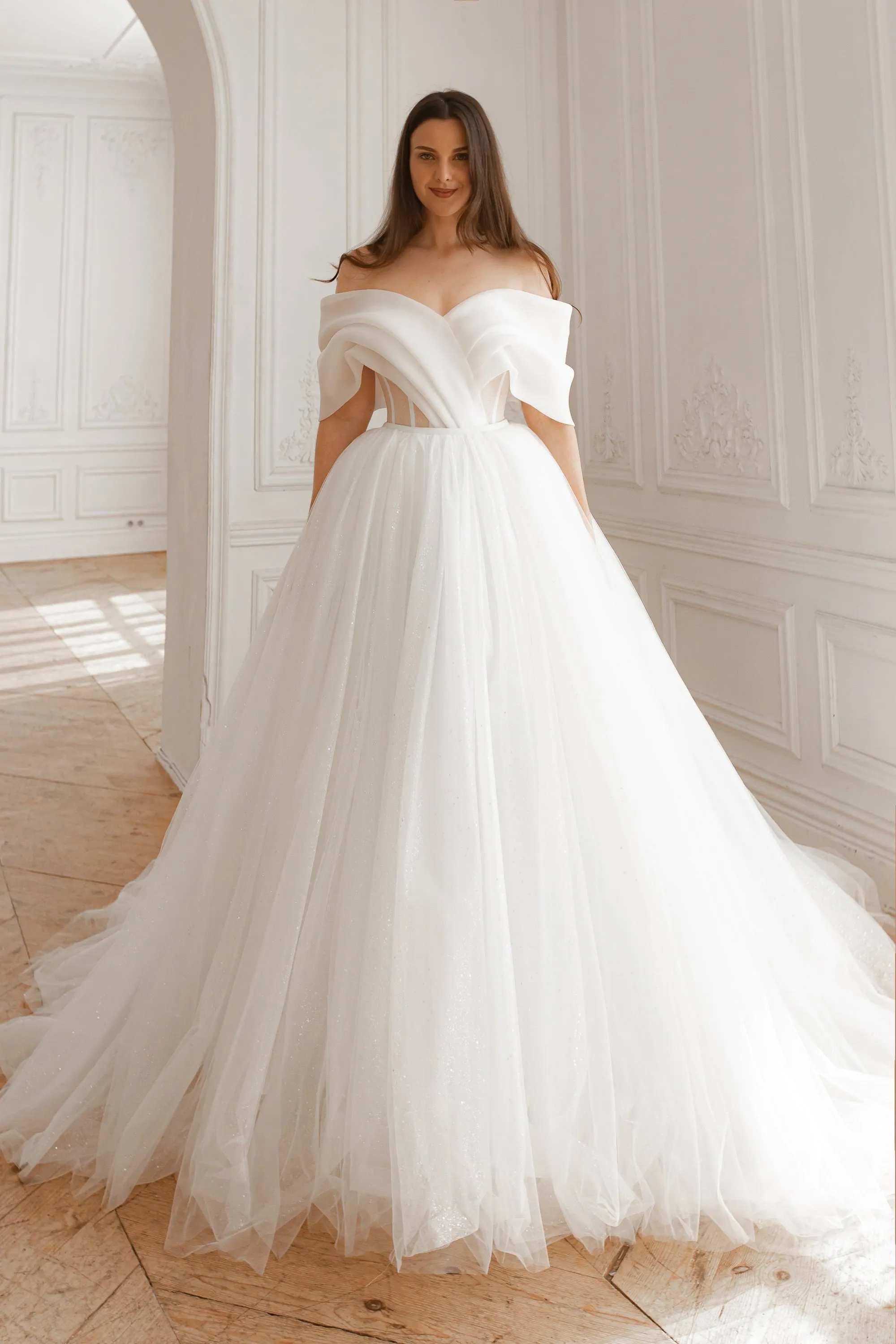 2 in 1 Wedding Dress Inali with Detachable Romanica Skirt sold by Olivia Bottega product image thumbnail 5