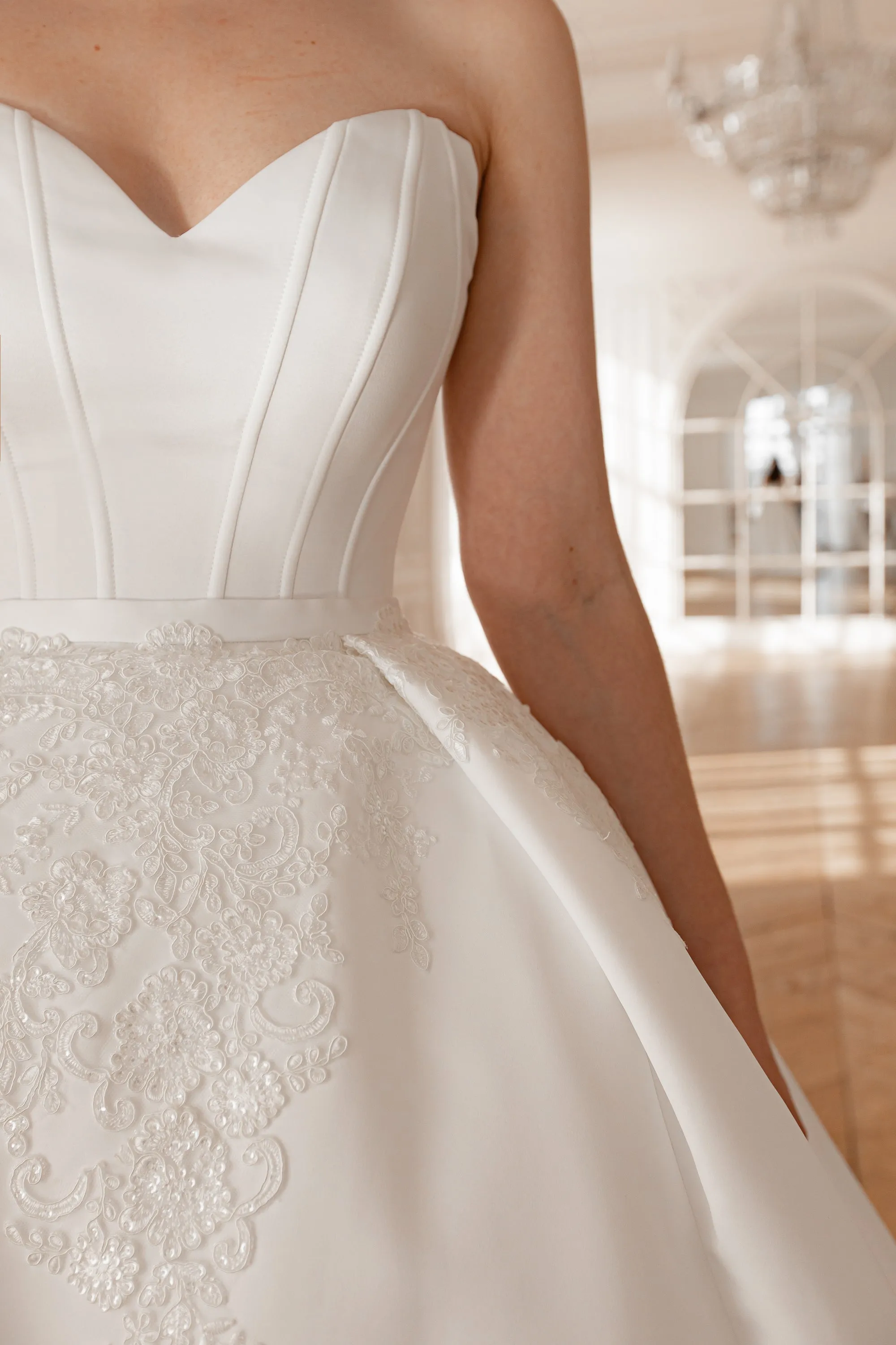 2 in 1 Wedding Dress Steltella with The Detachable Skirt sold by Olivia Bottega product image thumbnail 4