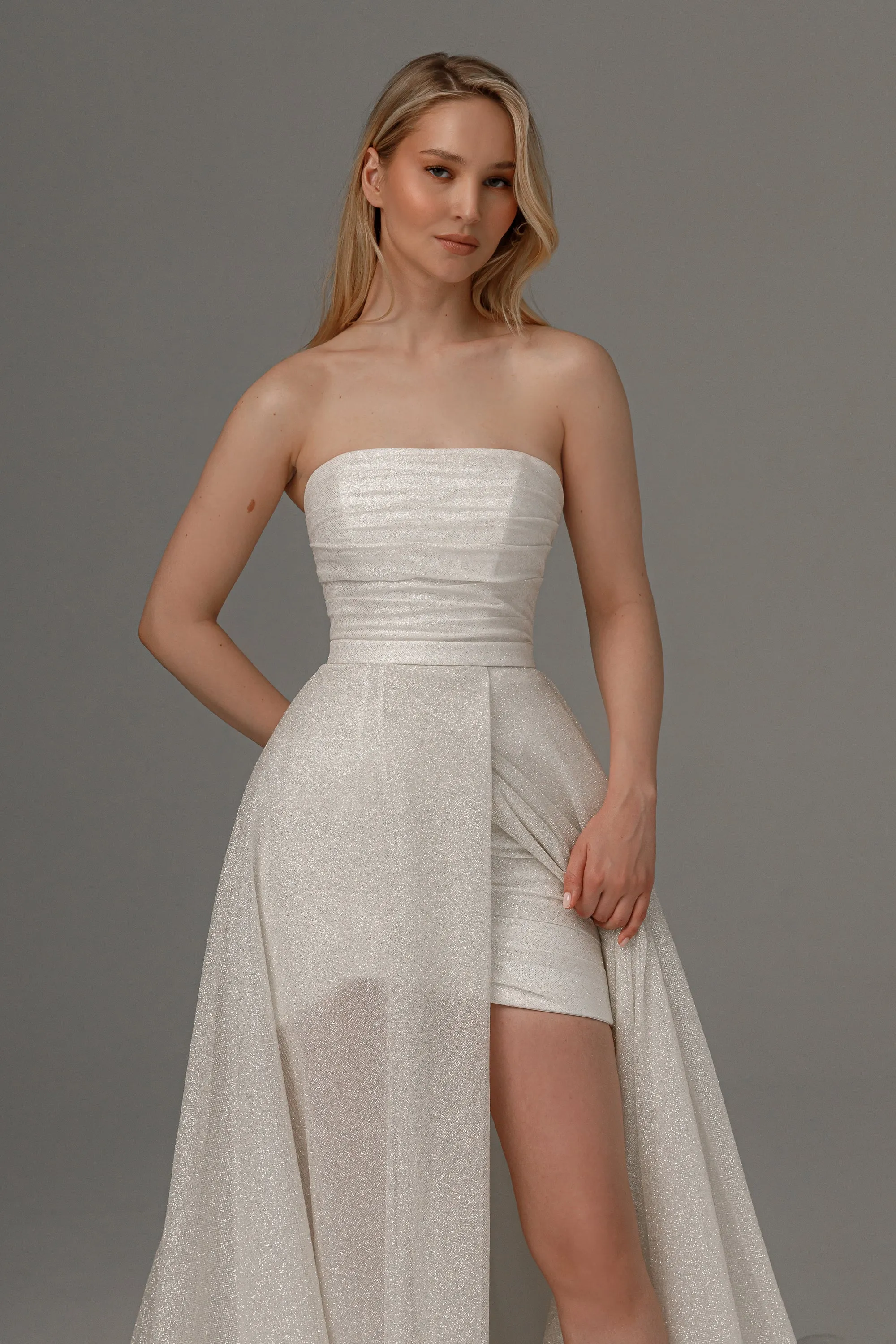2 in 1 Wedding Dress Ebba With Detachable Calista Skirt sold by Olivia Bottega product image thumbnail 3