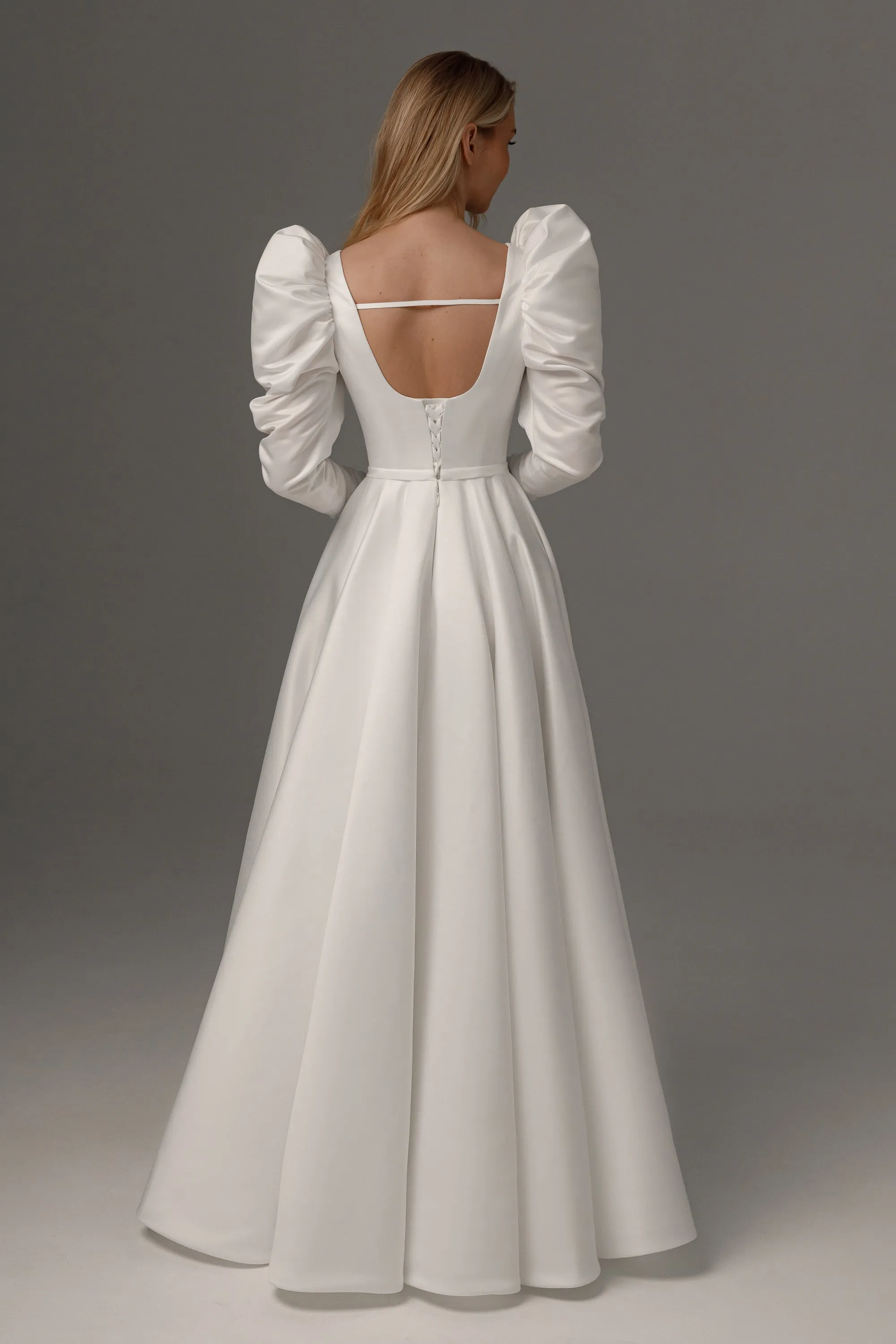 Wedding Dress Donoma with Long Sleeves sold by Olivia Bottega product image thumbnail 2