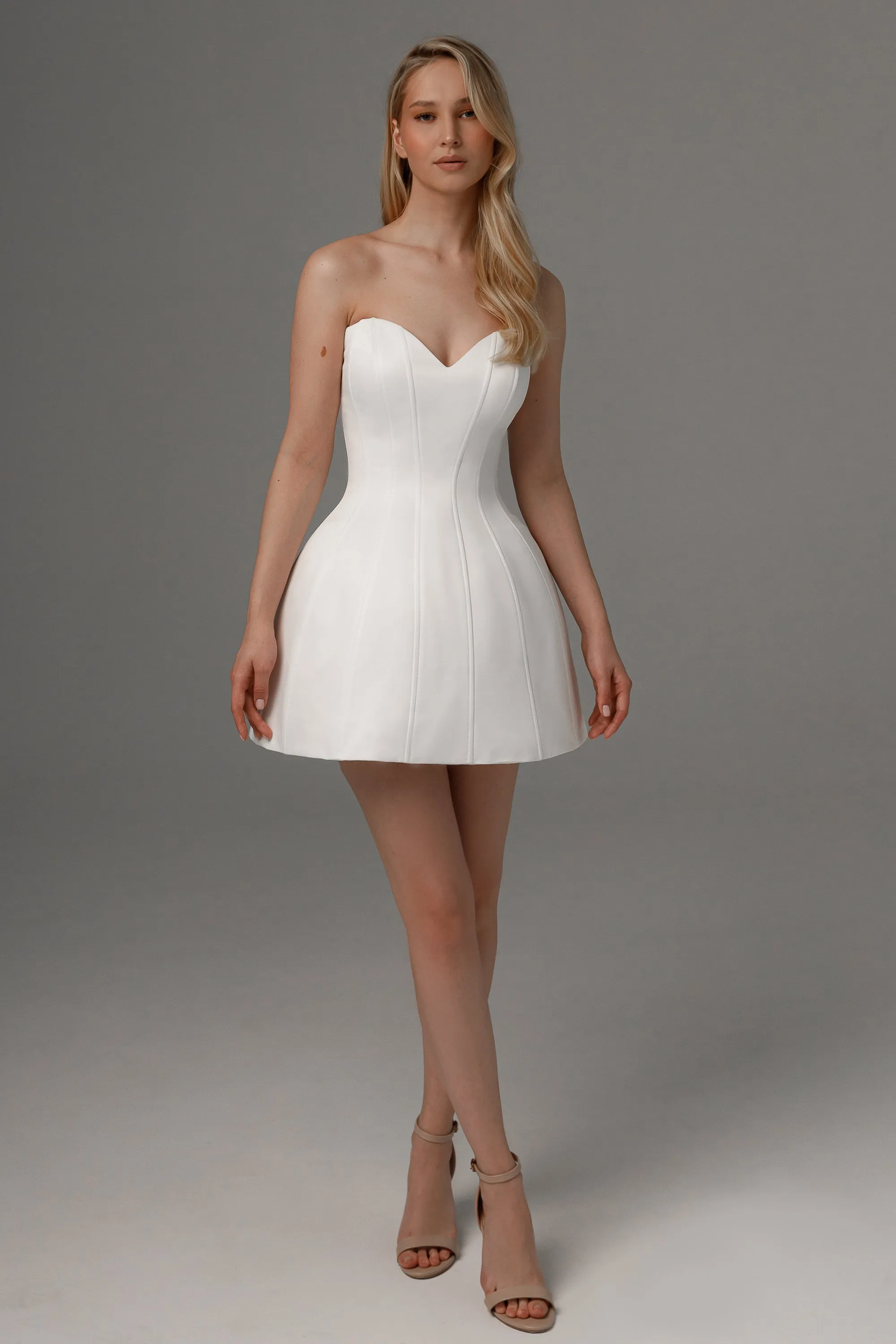 2 in 1 Wedding Dress With Detachable Skirt Protea sold by Olivia Bottega product image thumbnail 2