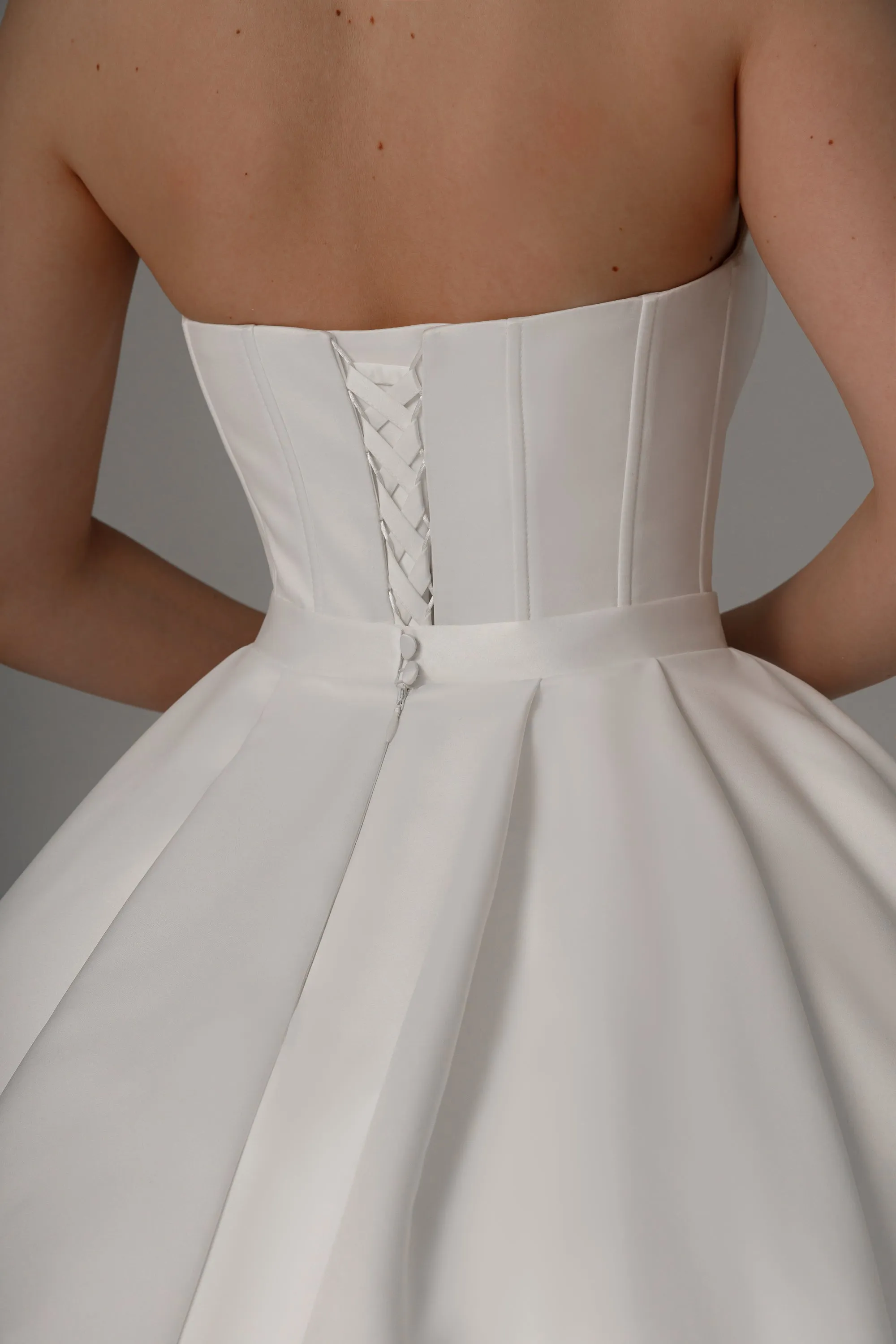 2 in 1 Wedding Dress With Detachable Skirt Protea sold by Olivia Bottega product image thumbnail 4