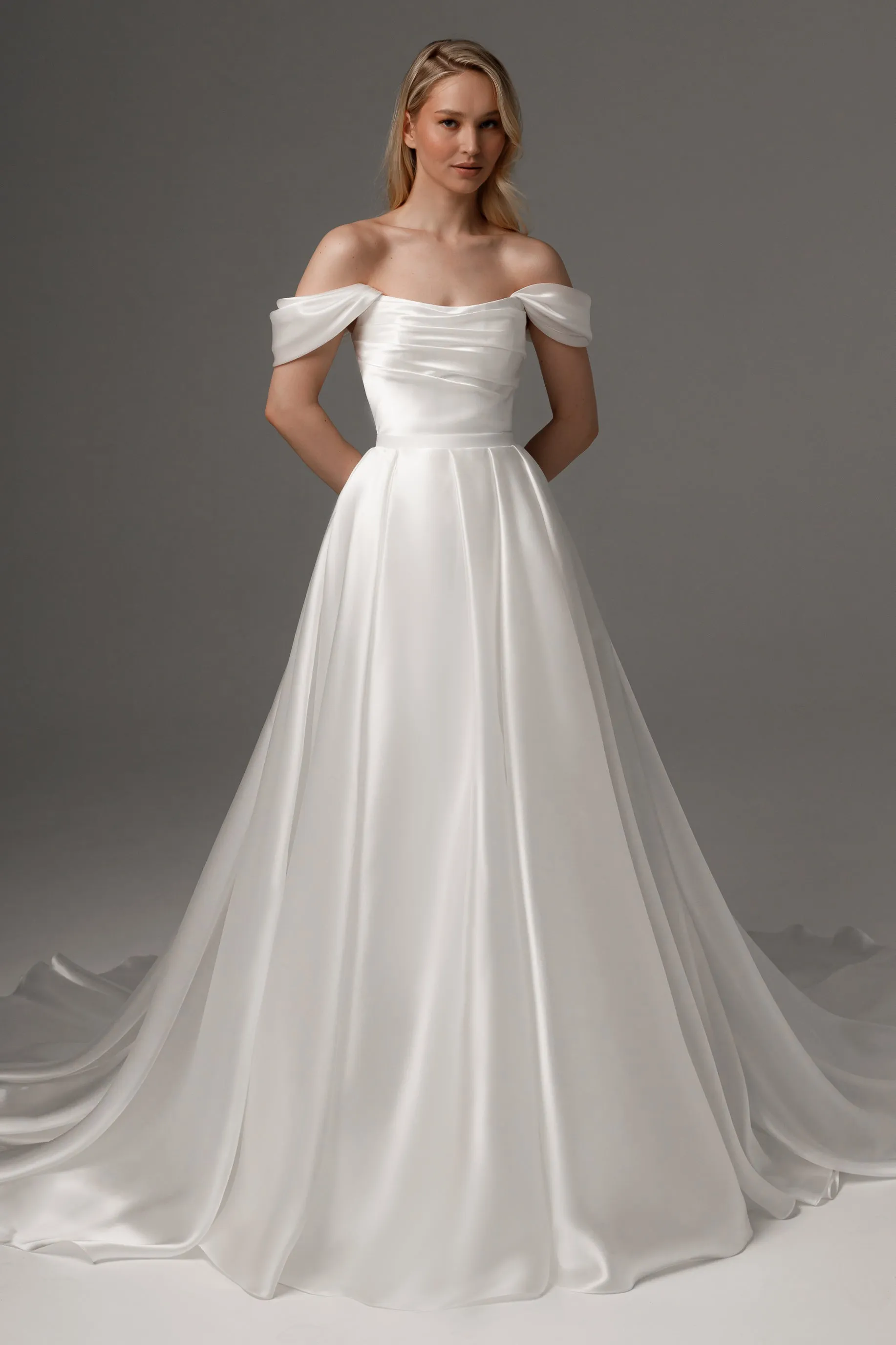 2 in 1 Wedding Dress Dakota With Detachable Fiorelia Skirt sold by Olivia Bottega