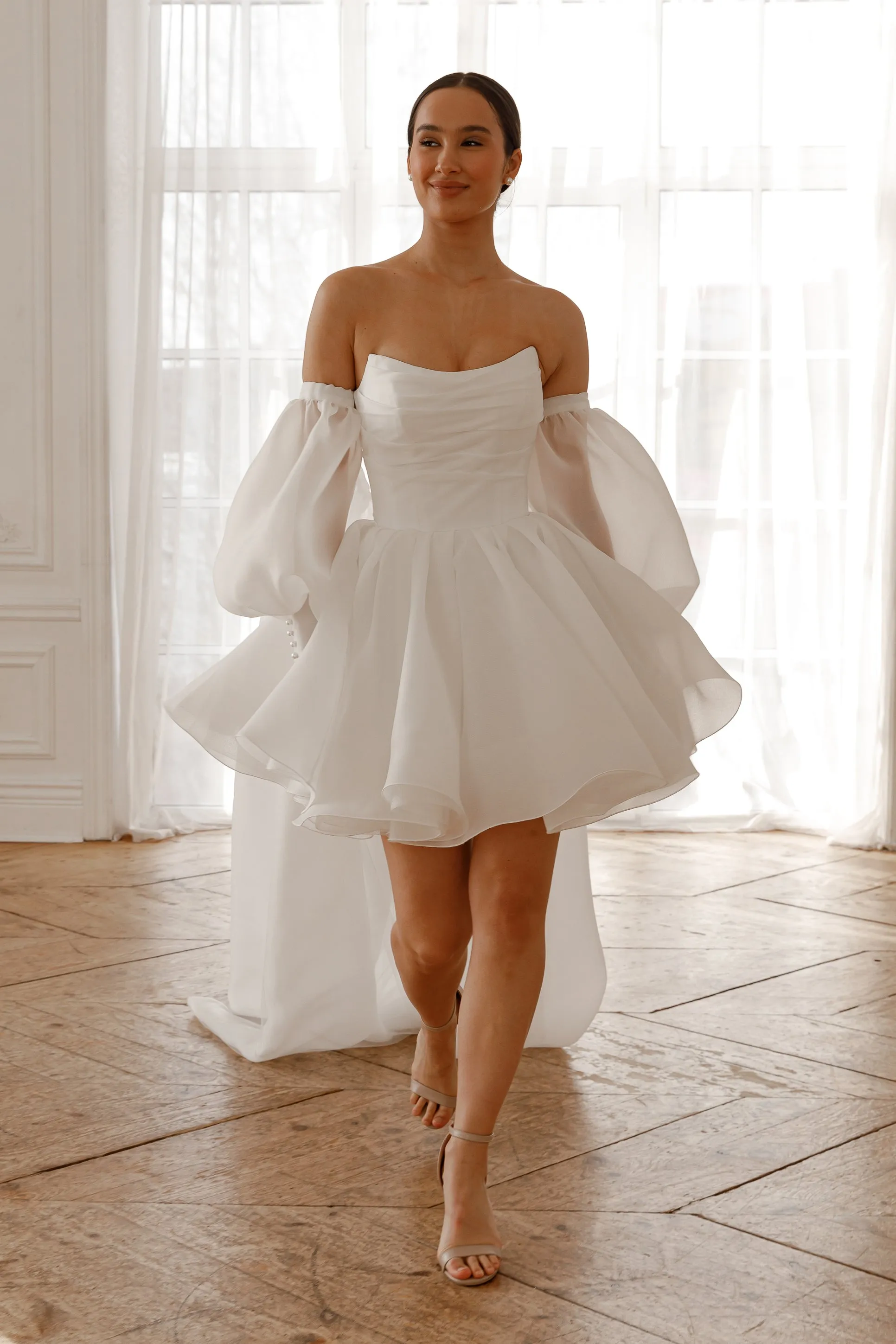 Wedding Dress Fiorelia Textured Organza sold by Olivia Bottega product image thumbnail 3