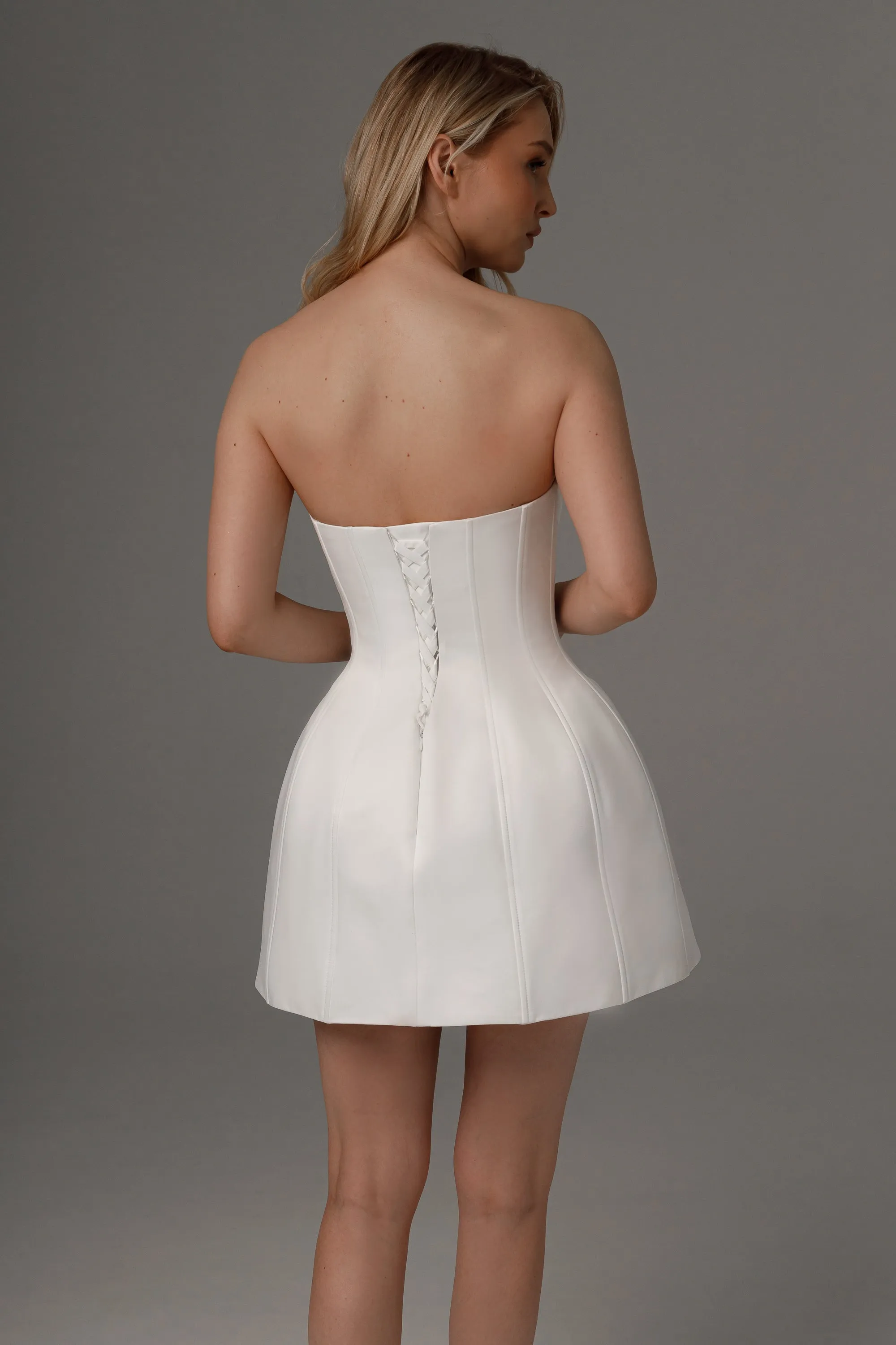 Satin Wedding Dress Steltella sold by Olivia Bottega product image thumbnail 4