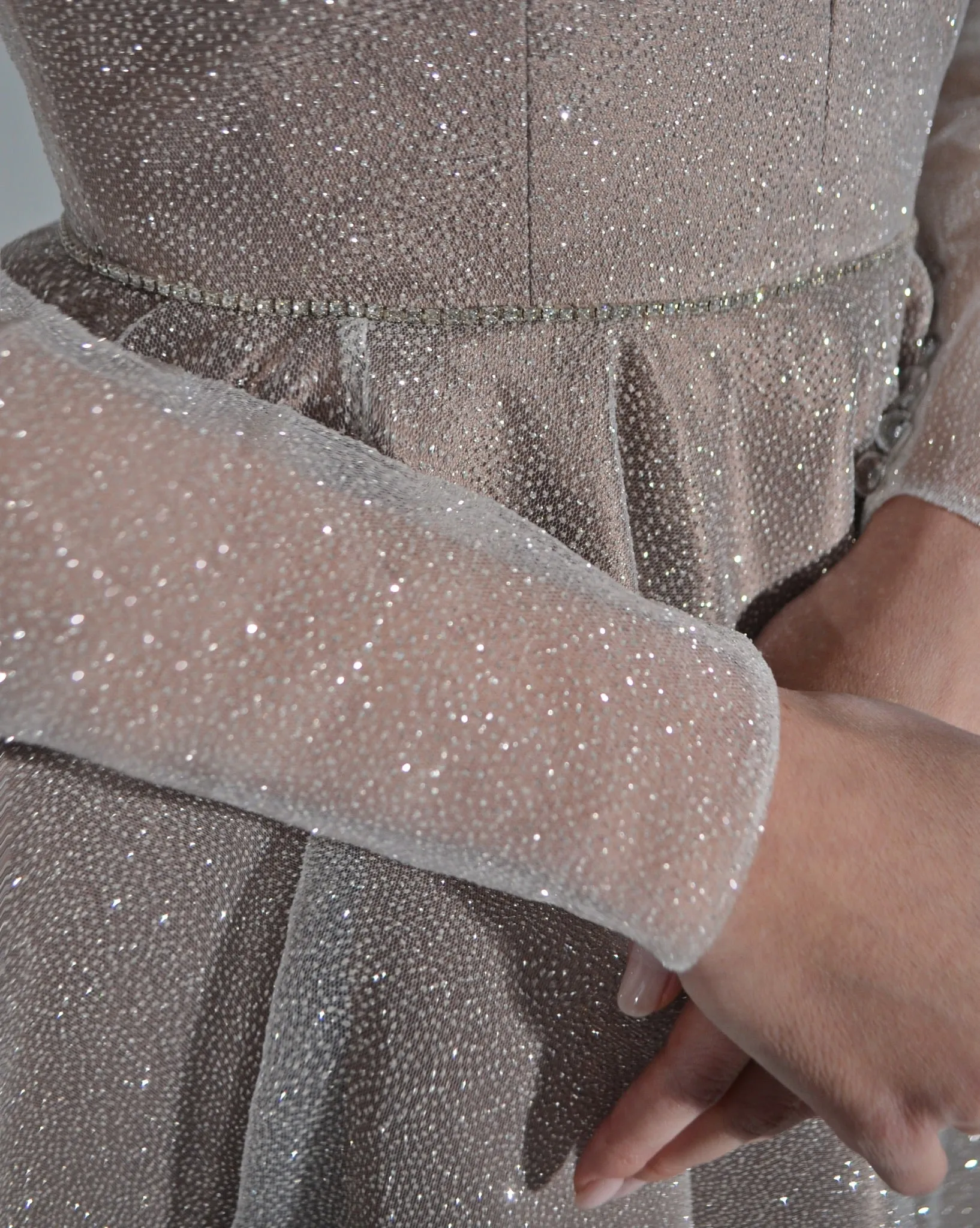 Sparkly Midi Evening Dress Ramona sold by Olivia Bottega product image thumbnail 5