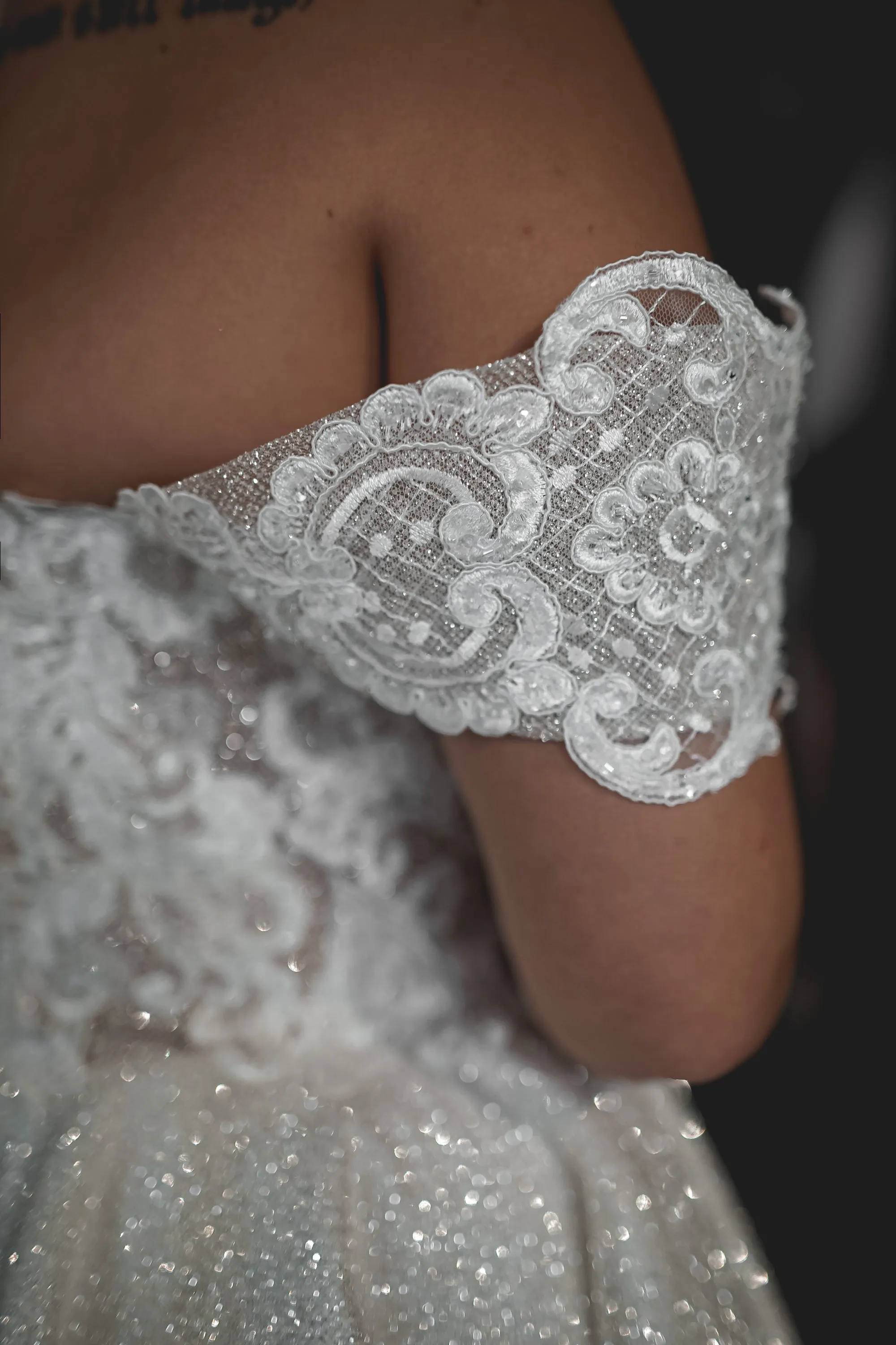 Tea Length Lace Wedding Dress Elise sold by Olivia Bottega product image thumbnail 5