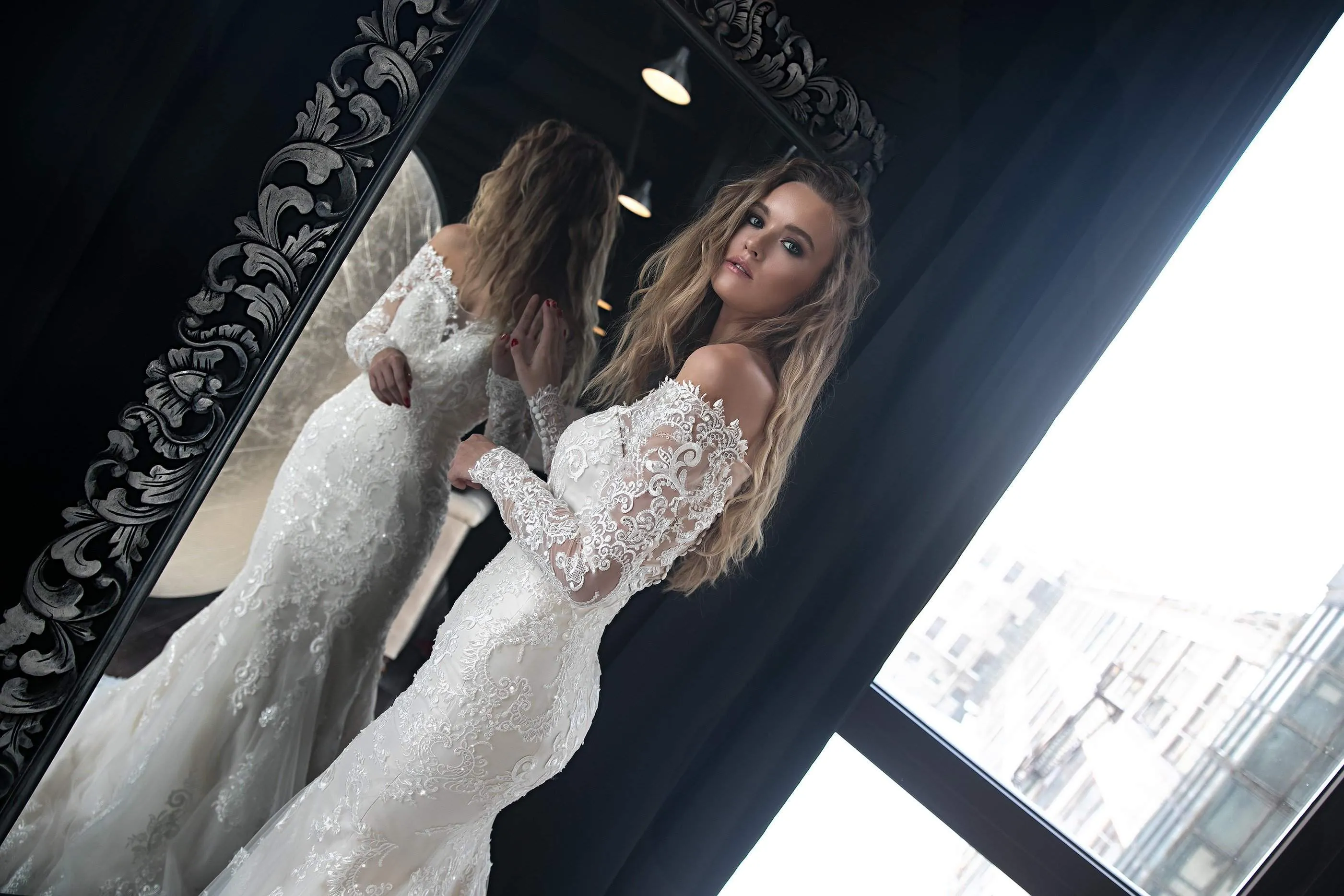 Champagne Mermaid Wedding Dress OB7962 sold by Olivia Bottega product image thumbnail 3