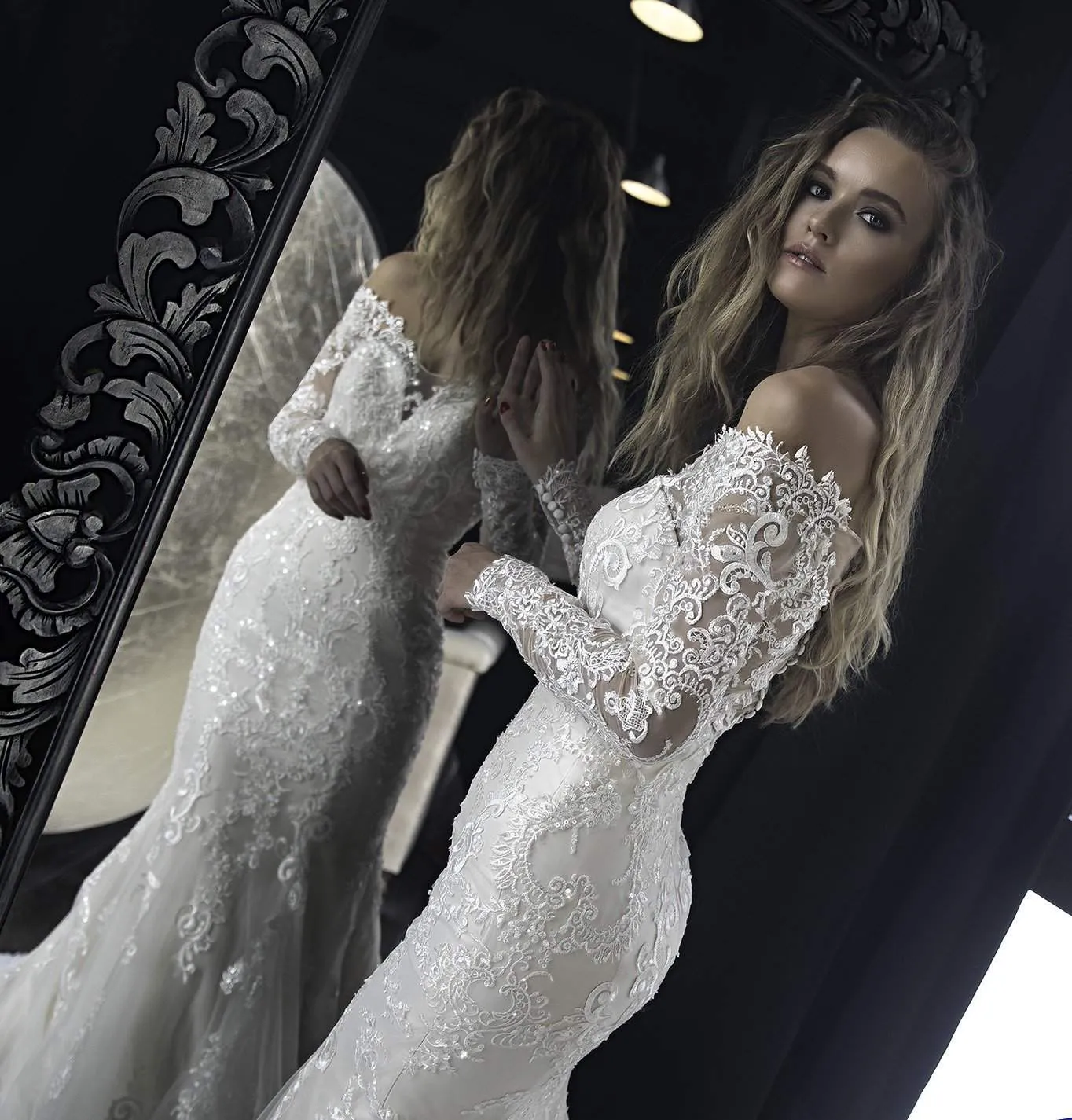 Champagne Mermaid Wedding Dress OB7962 sold by Olivia Bottega product image thumbnail 4