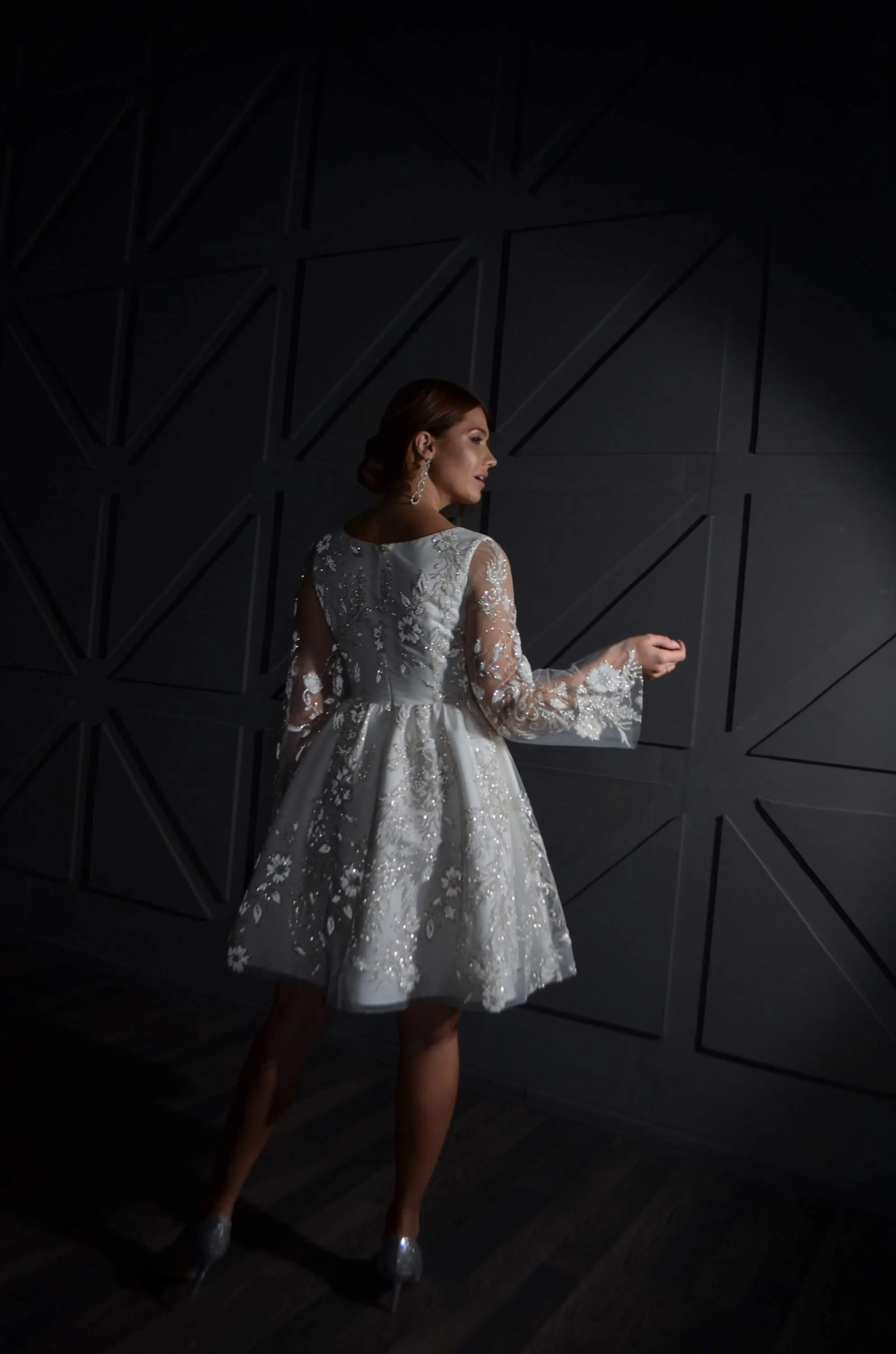 Short Wedding Dress Kay sold by Olivia Bottega product image thumbnail 4