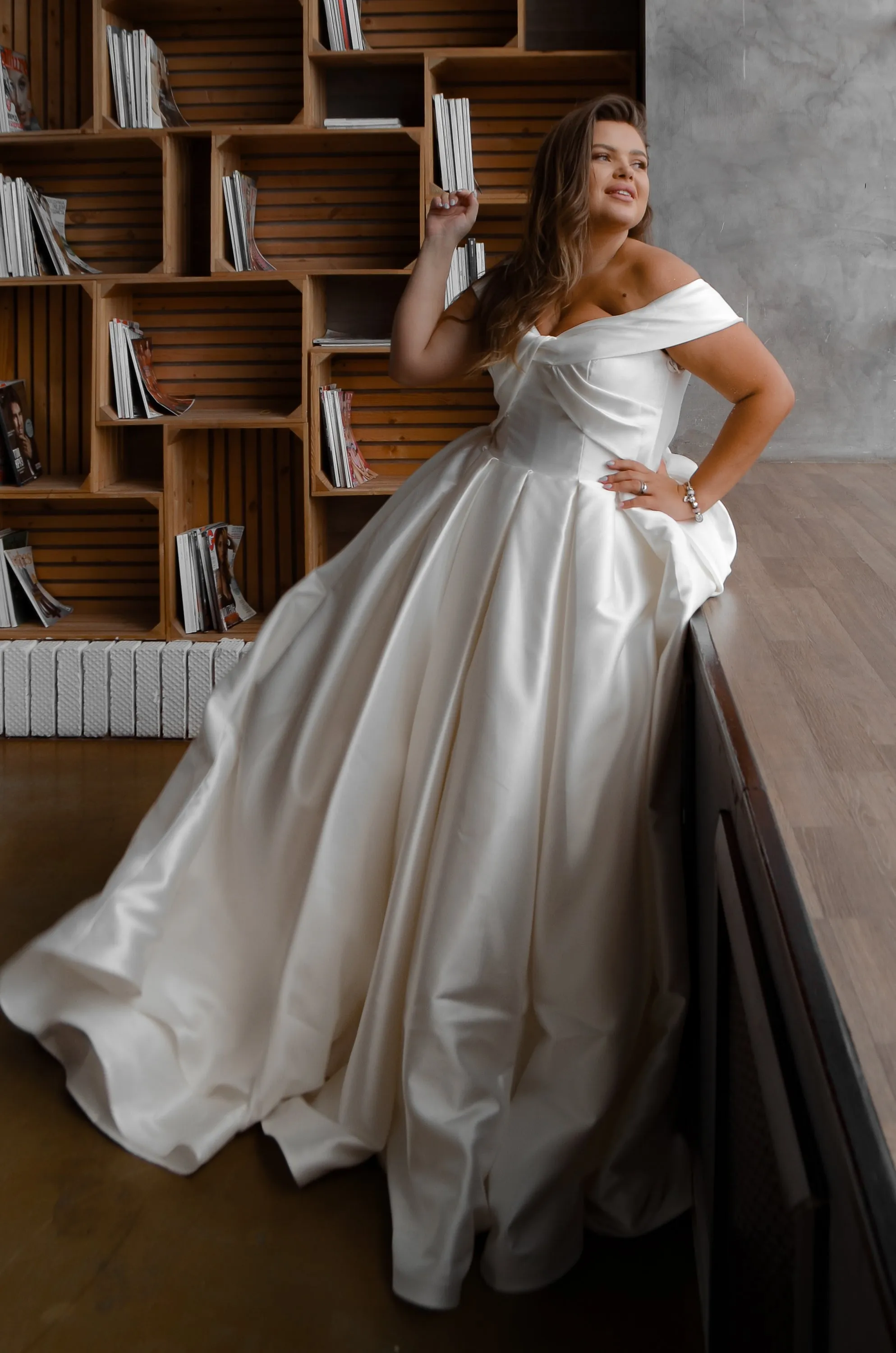 Plus Size Wedding Dress Seiliny sold by Olivia Bottega product image thumbnail 5