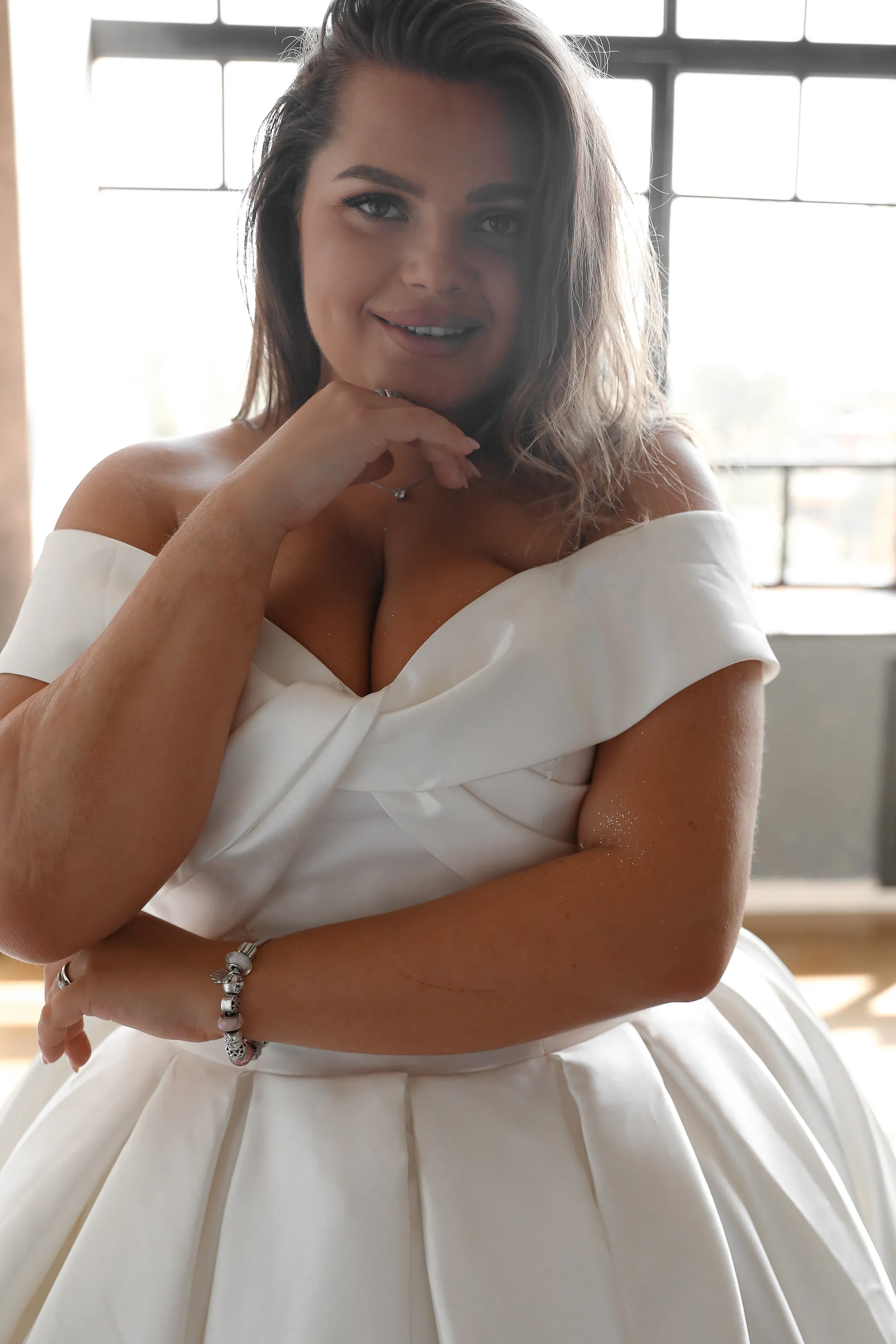 Plus Size Wedding Dress Seiliny sold by Olivia Bottega product image thumbnail 3