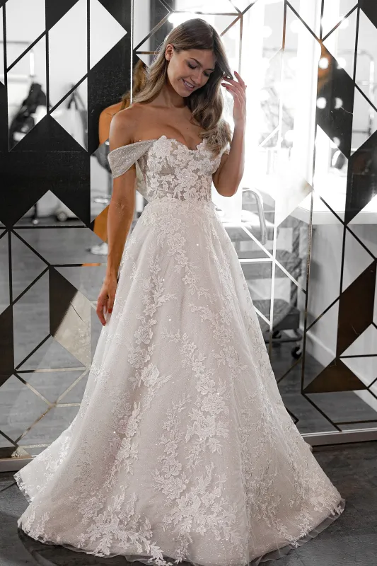 A-line Lace Wedding Dress Divon sold by Olivia Bottega