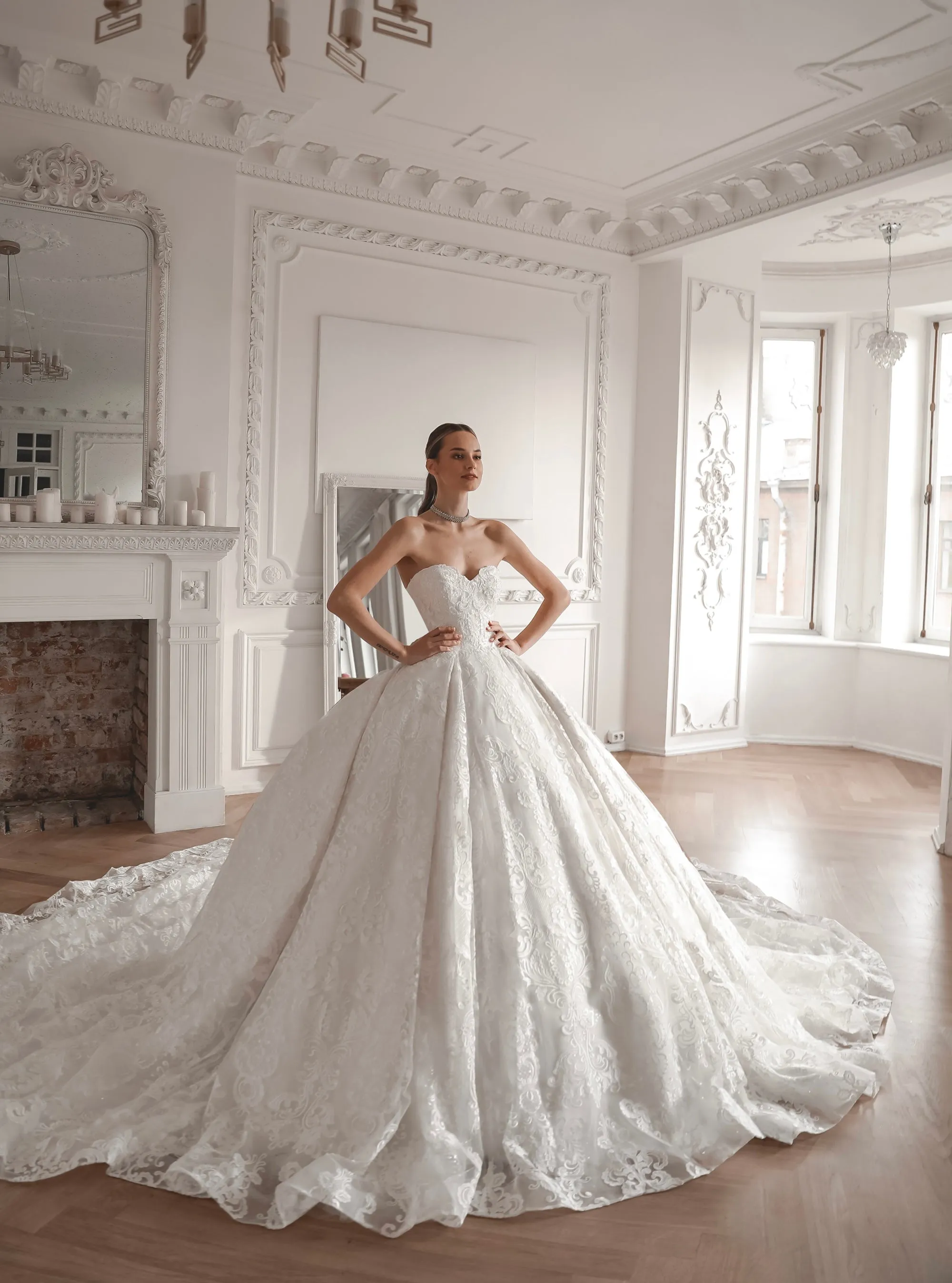 Lace Ball Gown Elmi sold by Olivia Bottega product image thumbnail 5