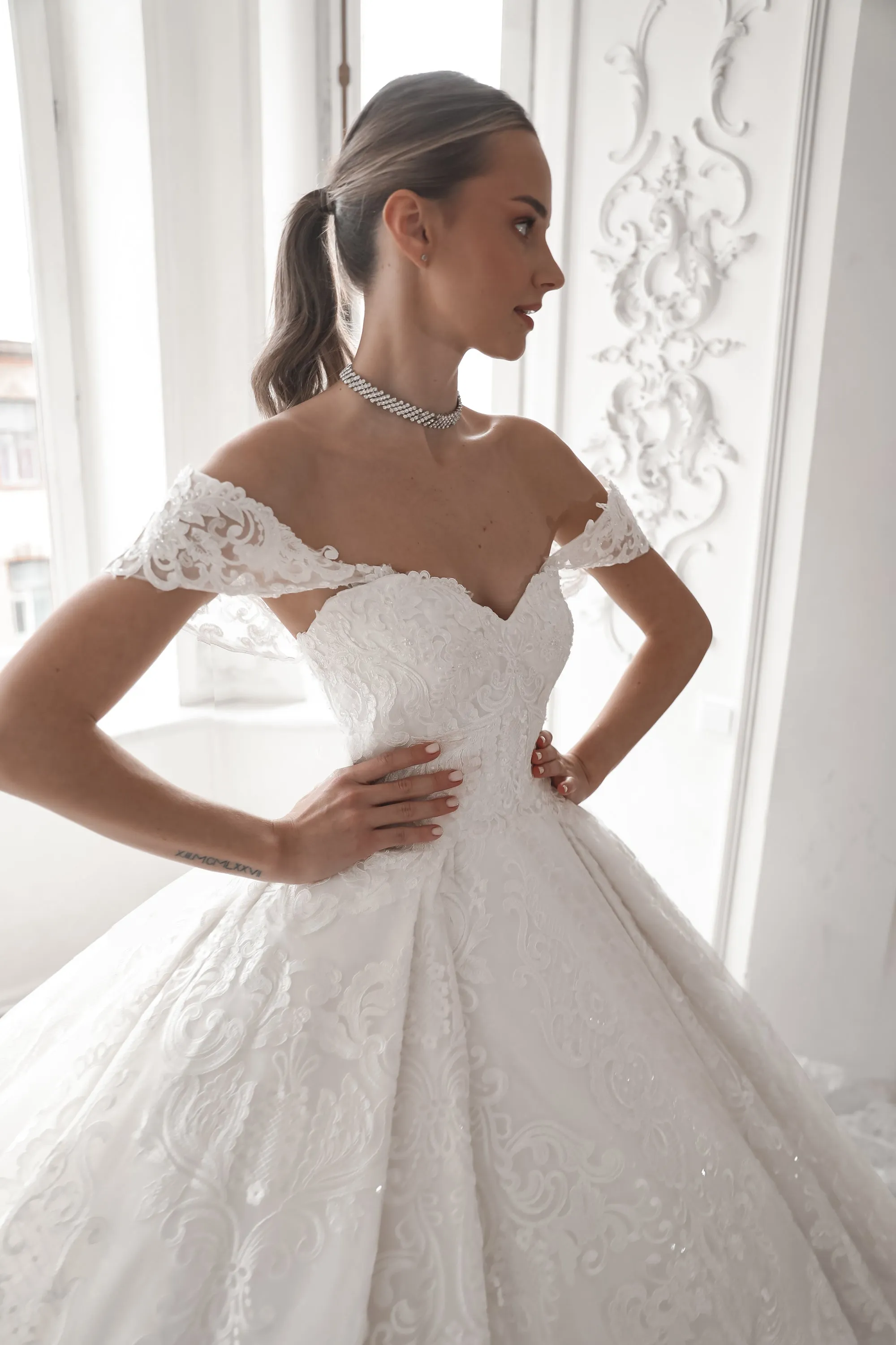 Lace Ball Gown Elmi sold by Olivia Bottega product image thumbnail 3