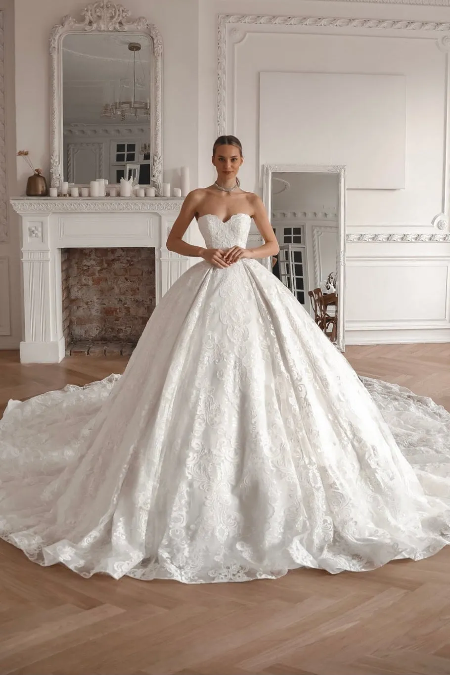 Lace Ball Gown Elmi sold by Olivia Bottega