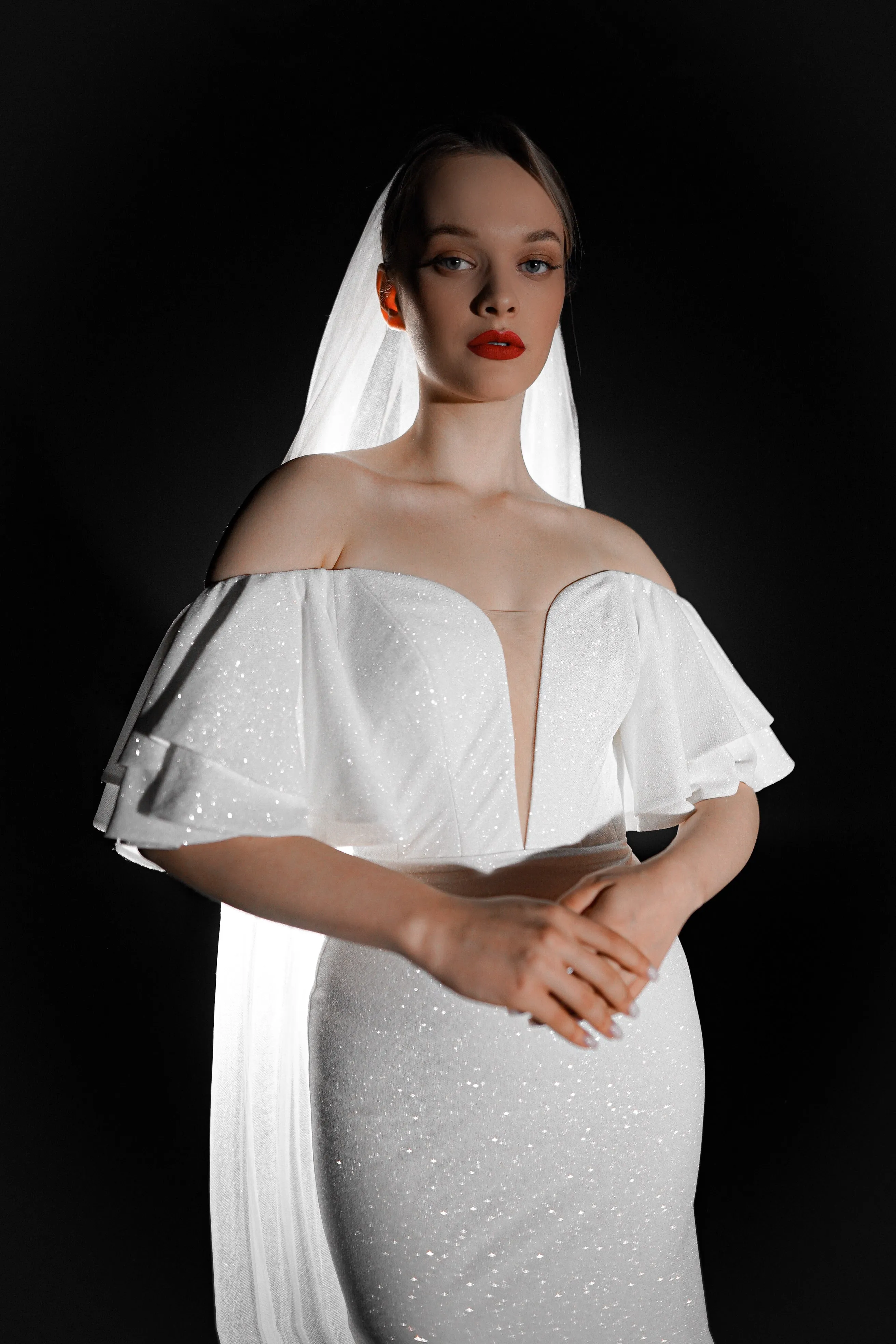 Sparkly Mermaid Wedding Dress Fly sold by Olivia Bottega product image thumbnail 4