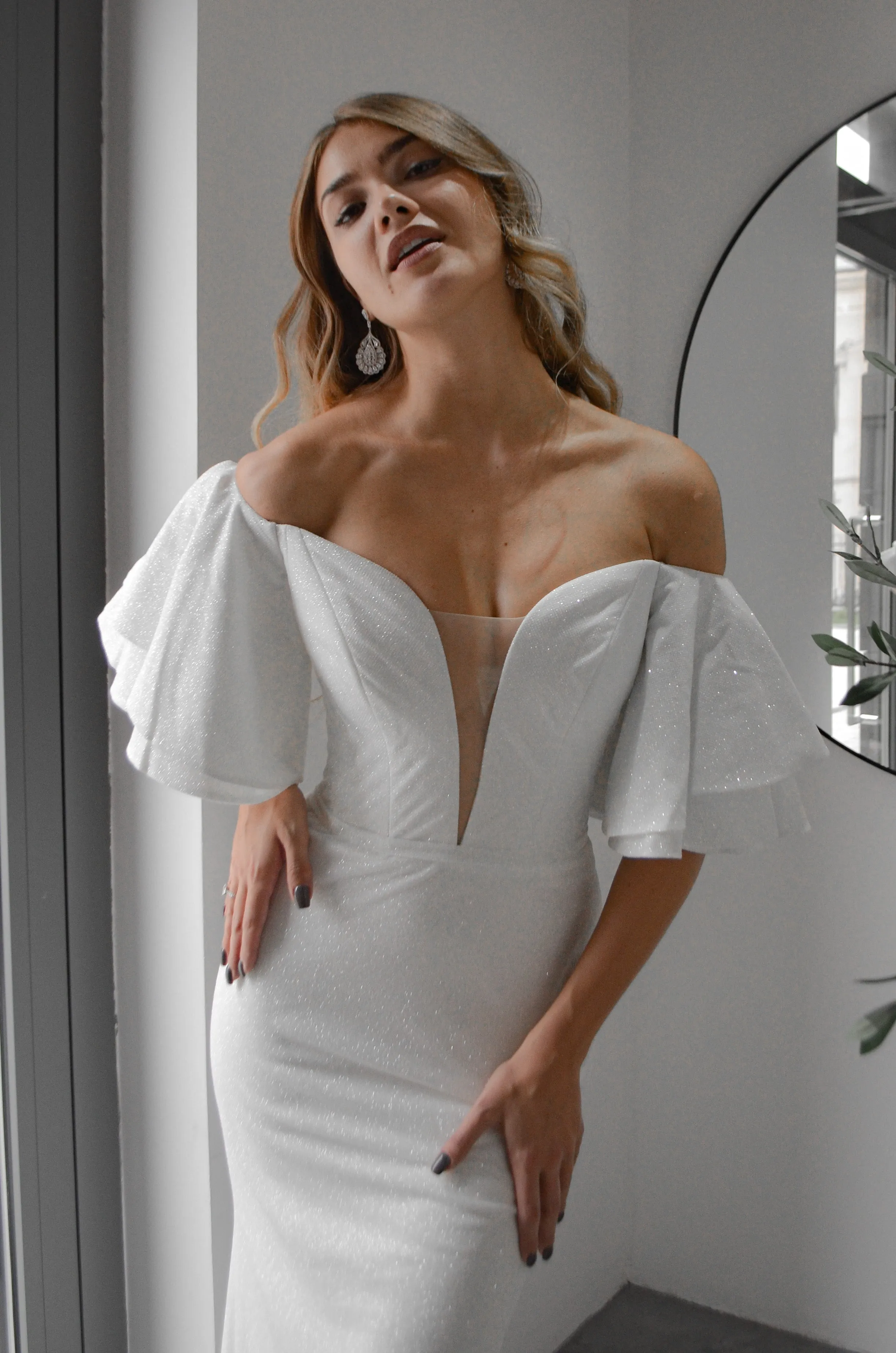 Sparkly Mermaid Wedding Dress Fly sold by Olivia Bottega product image thumbnail 3