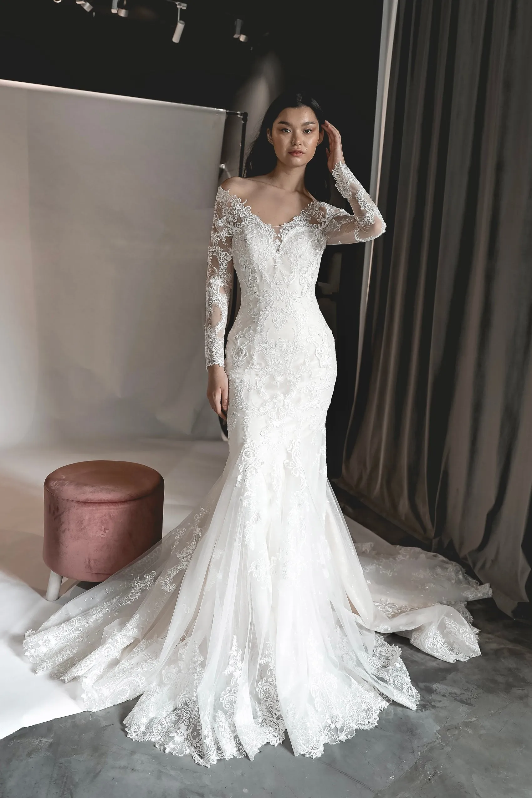 2 in 1 Wedding Dress OB7962 with Detachable Skirt sold by Olivia Bottega product image thumbnail 2