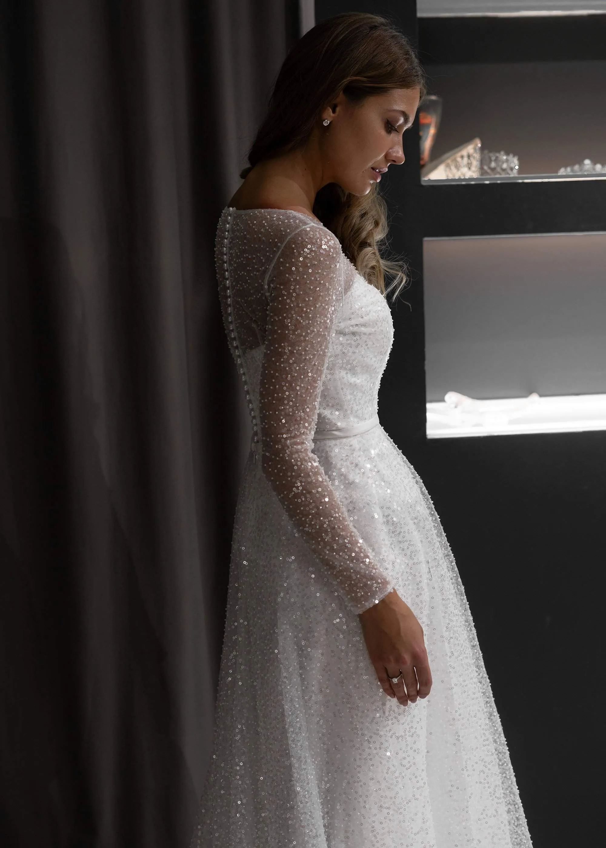 Boho Wedding Dress Feilen with Sleeves sold by Olivia Bottega product image thumbnail 3