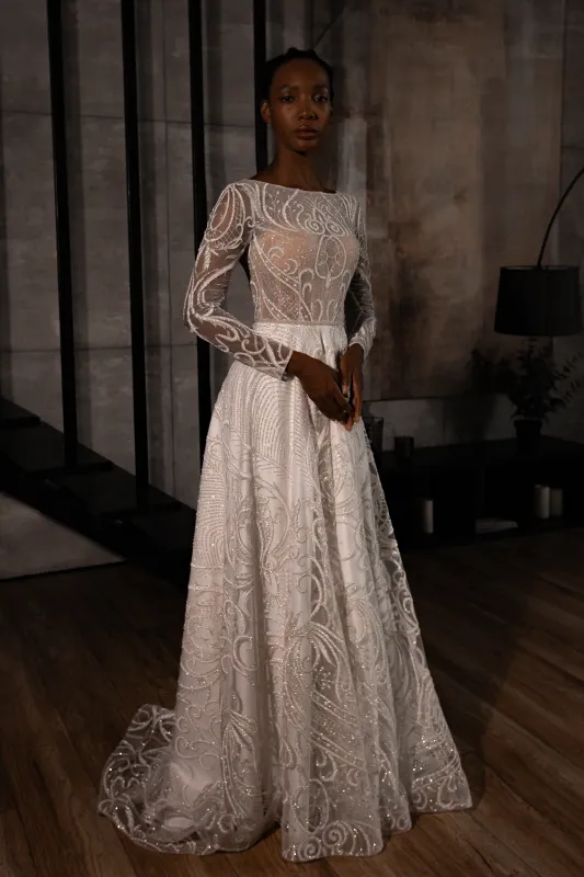 Lace A-line Wedding Dress Toba sold by Olivia Bottega