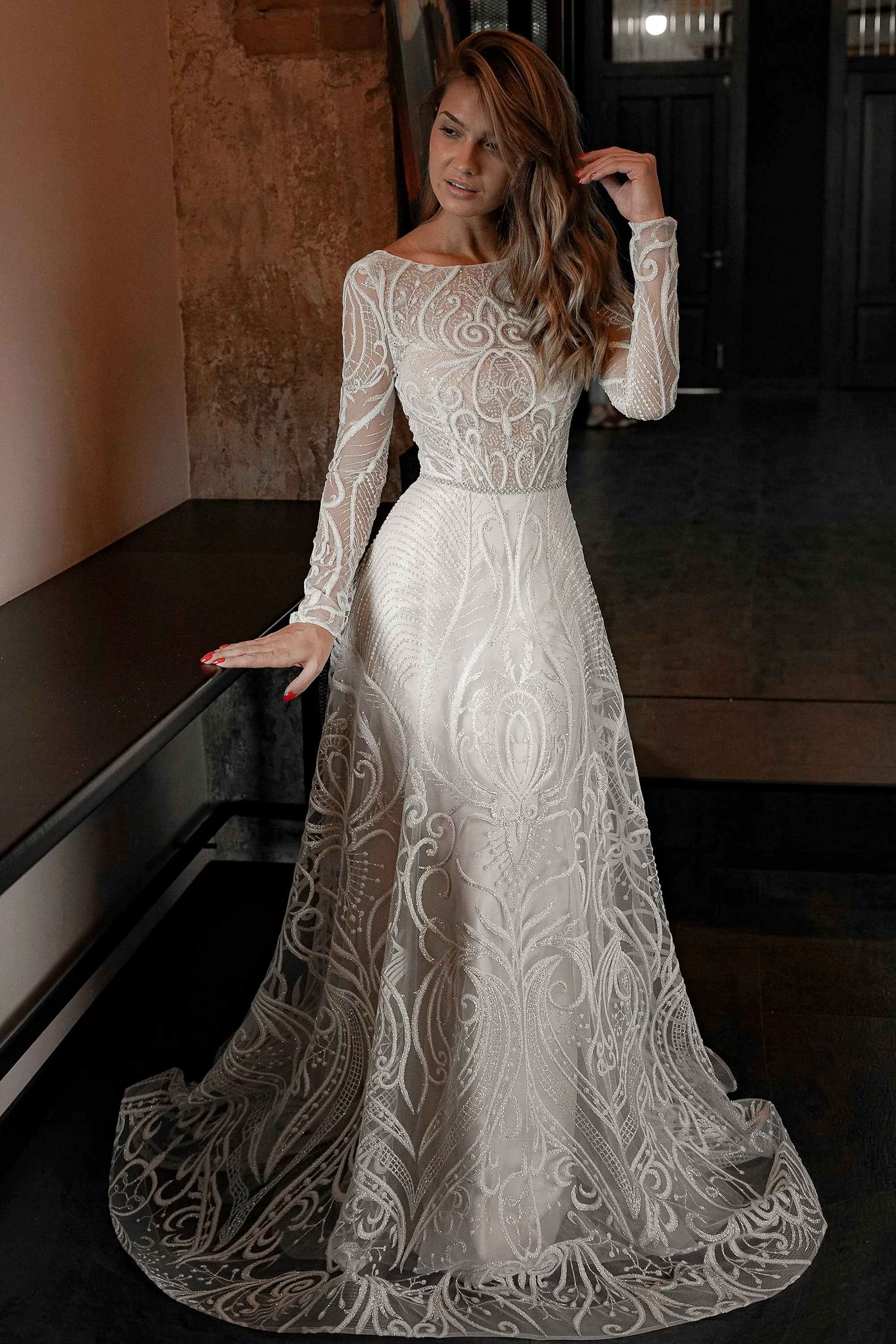 Lace A-line Wedding Dress Toba sold by Olivia Bottega product image thumbnail 5