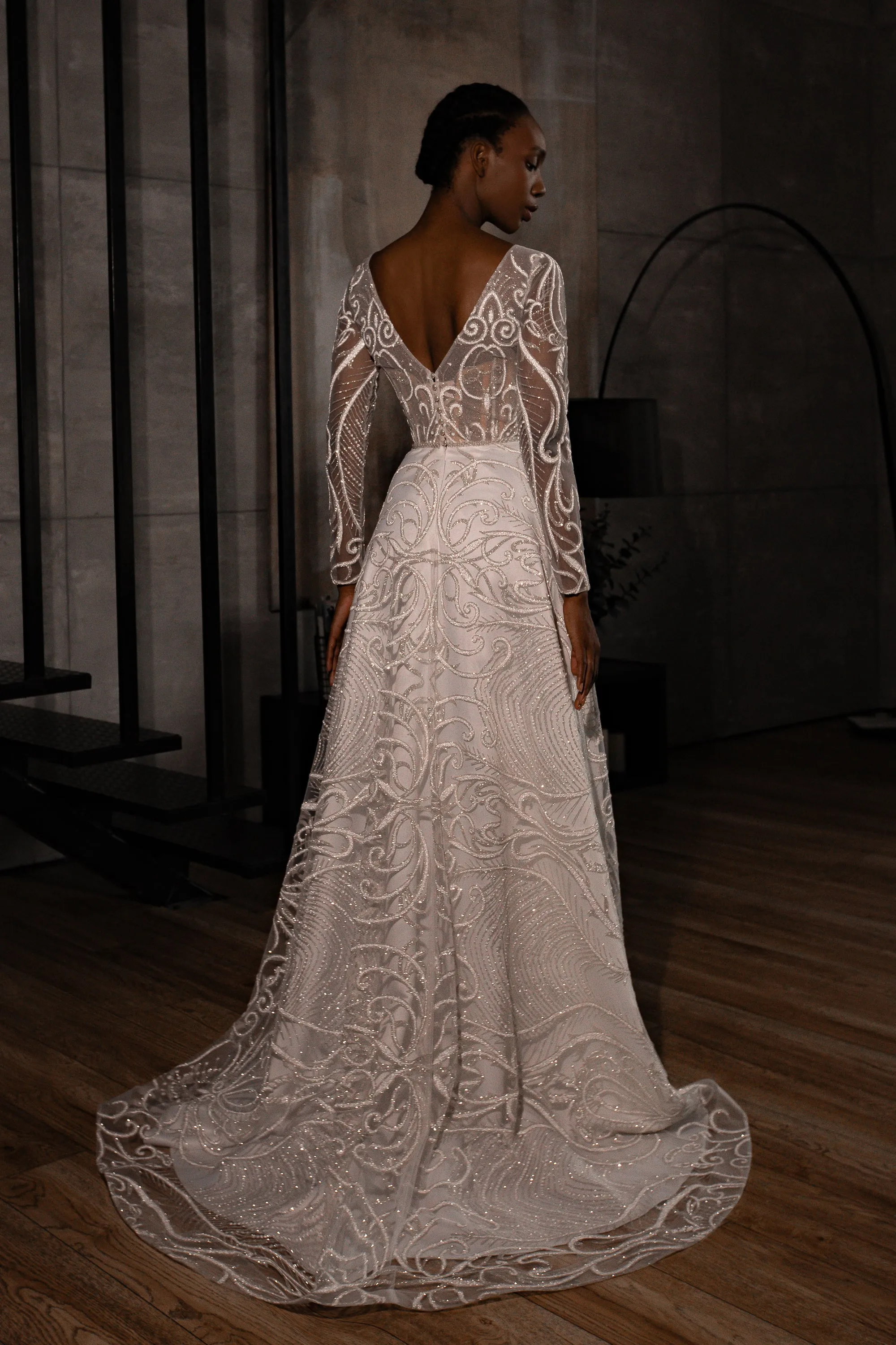 Lace A-line Wedding Dress Toba sold by Olivia Bottega product image thumbnail 2
