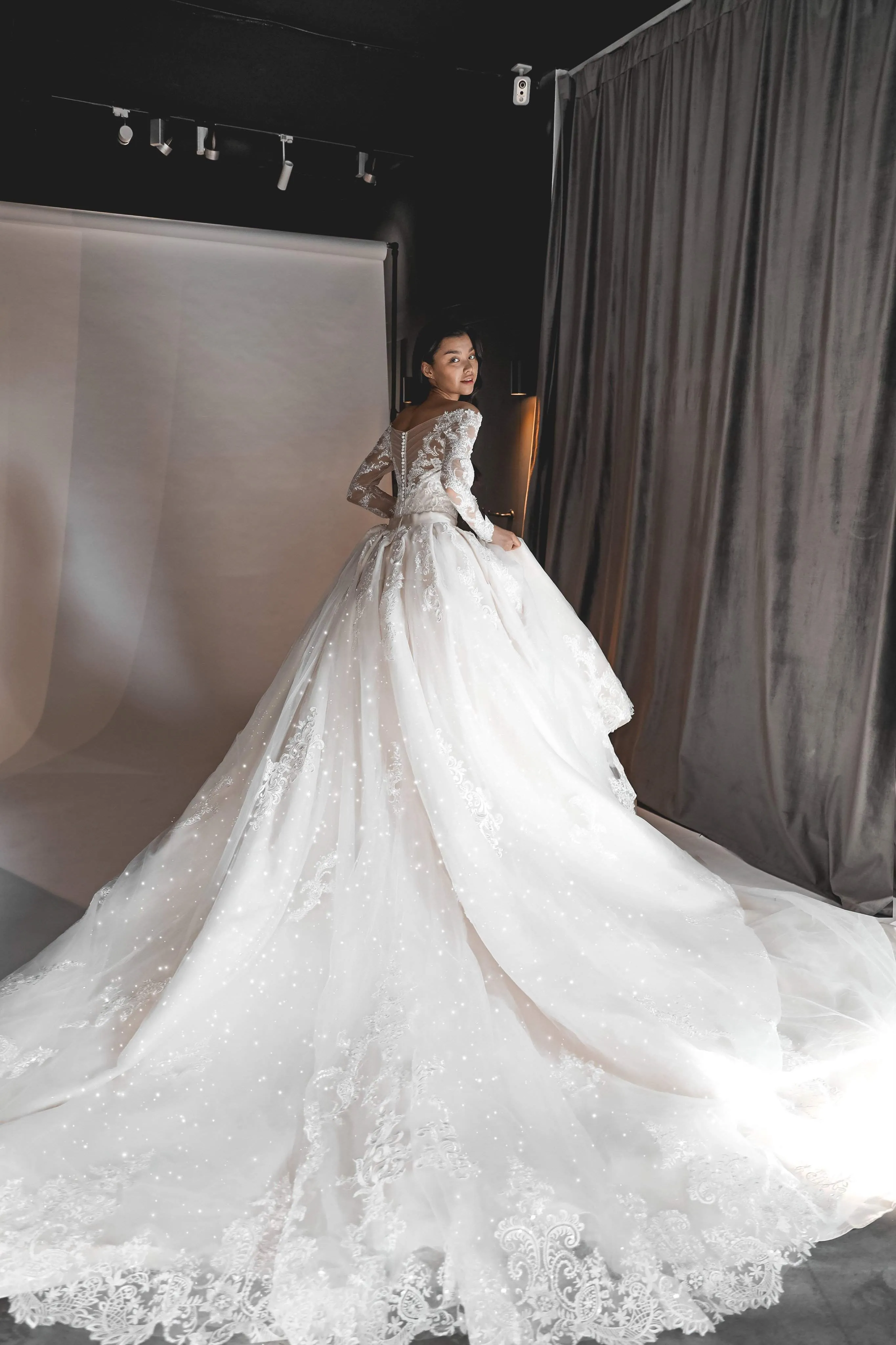 Detachable Lace Skirt OB7962 sold by Olivia Bottega product image thumbnail 2