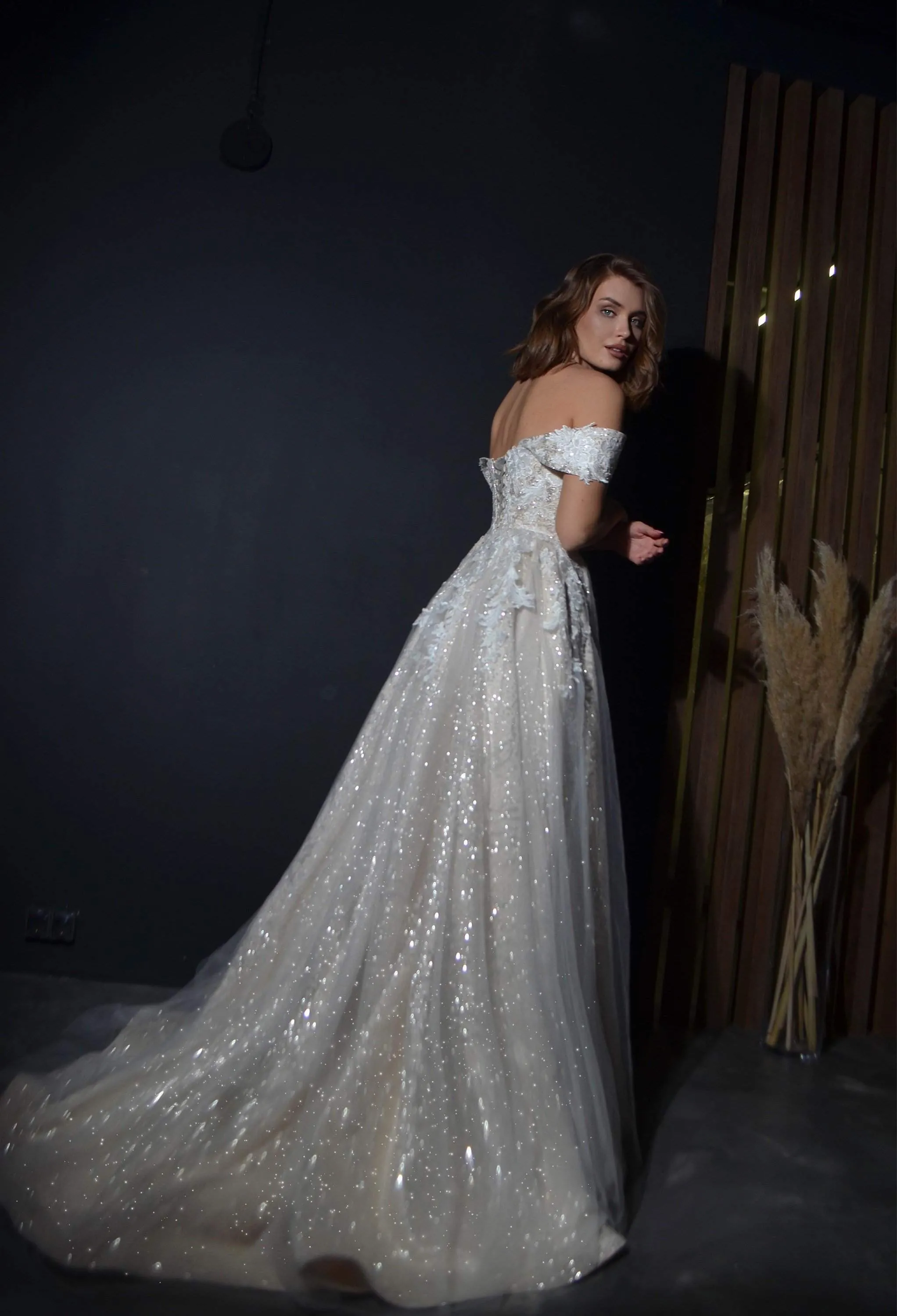 Off-the-Shoulder A-line Wedding Dress Lumy sold by Olivia Bottega product image thumbnail 5