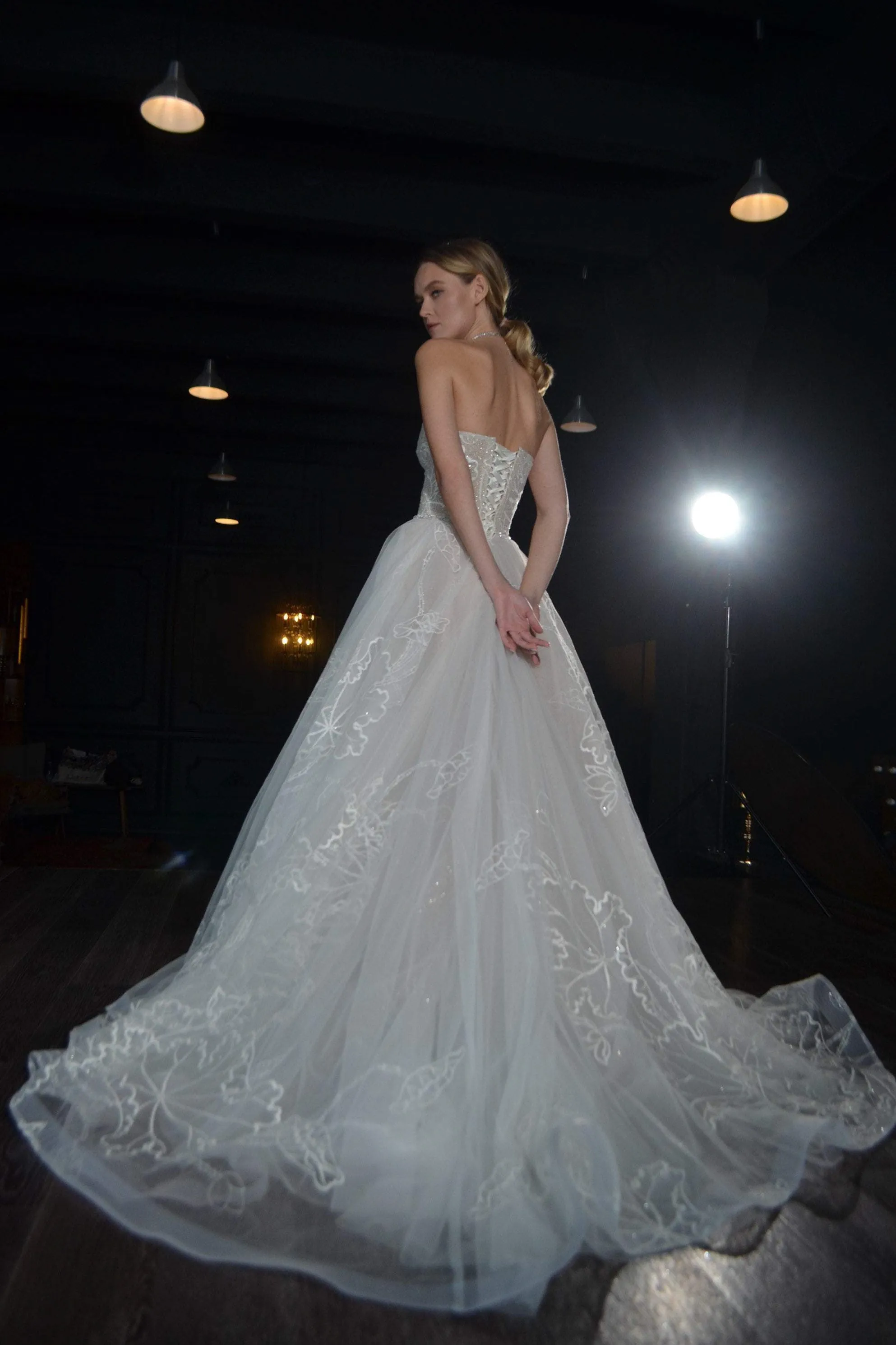 Floral Lace Wedding Dress Blum sold by Olivia Bottega product image thumbnail 3