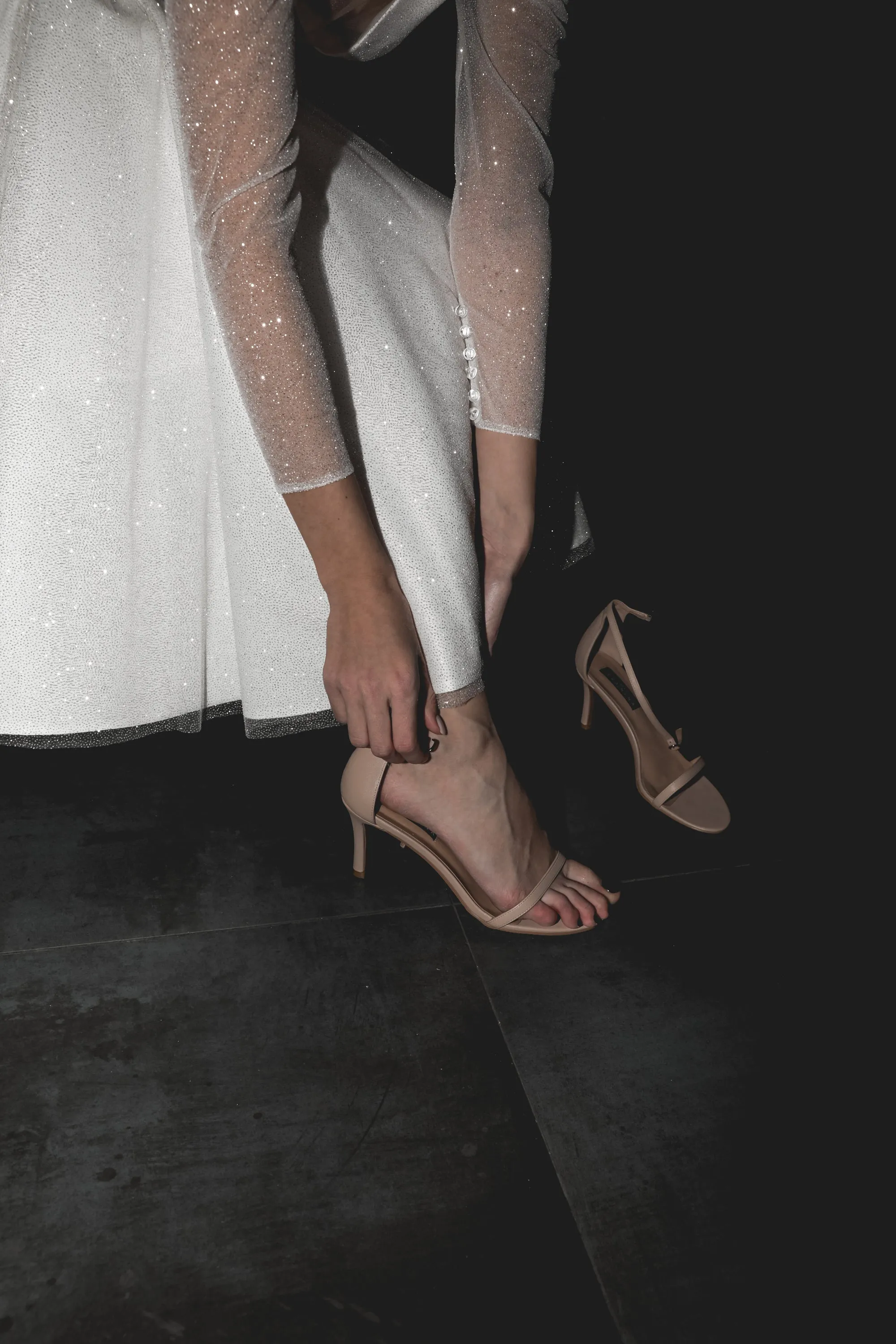 Sparkly Midi Wedding Dress Ramona sold by Olivia Bottega product image thumbnail 4