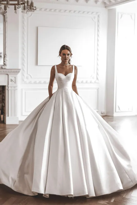Classic Mikado Ball Gown Priscilla sold by Olivia Bottega