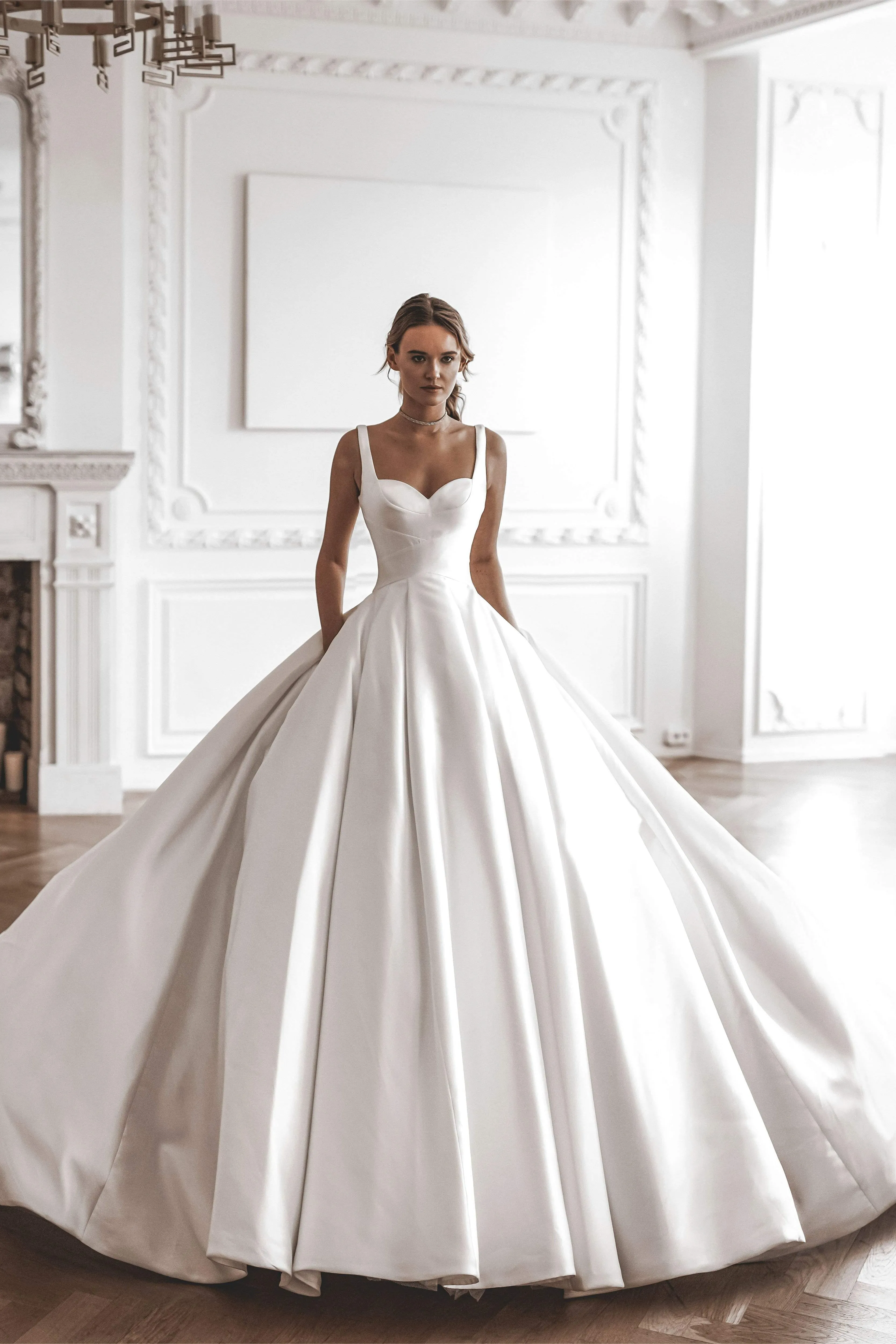 Classic Mikado Ball Gown Priscilla sold by Olivia Bottega