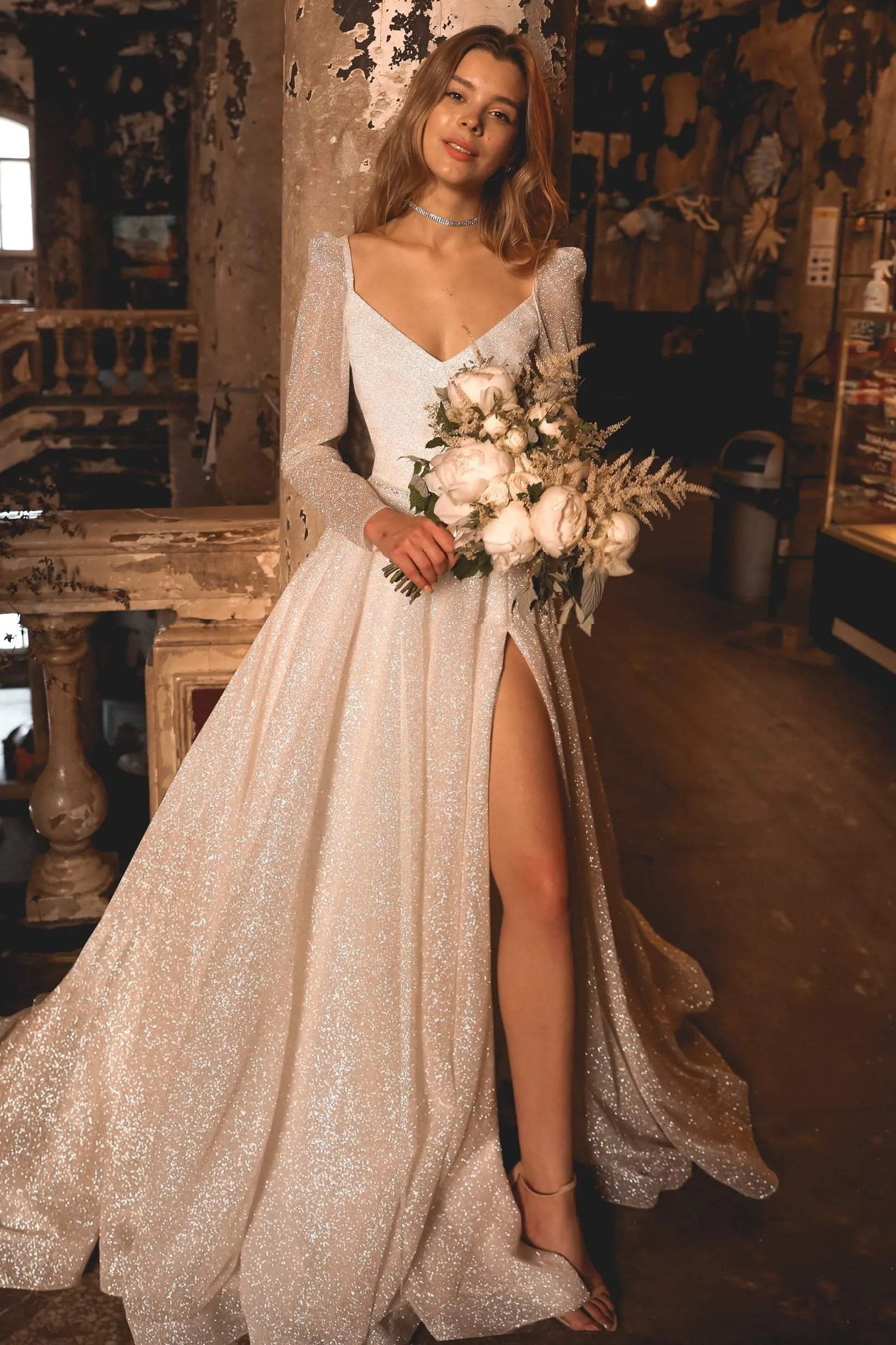 Sparkly Wedding Dress Miranda sold by Olivia Bottega