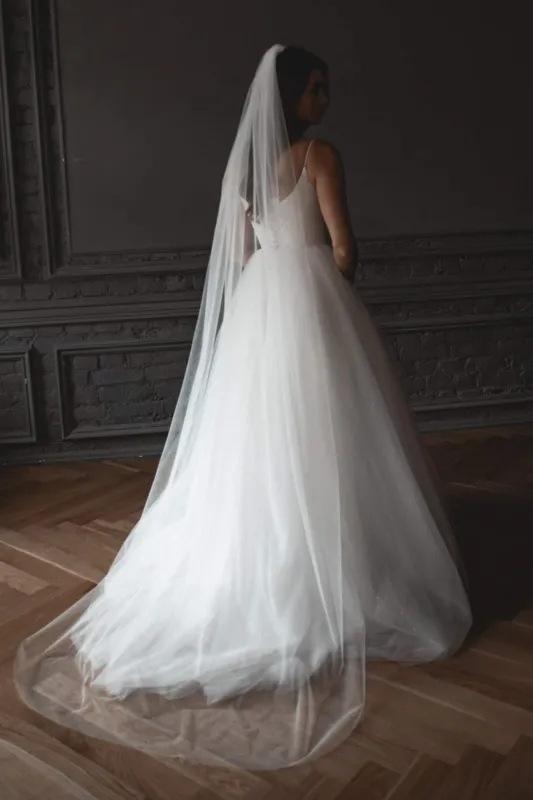 Simple Tulle Wedding Veil sold by Olivia Bottega