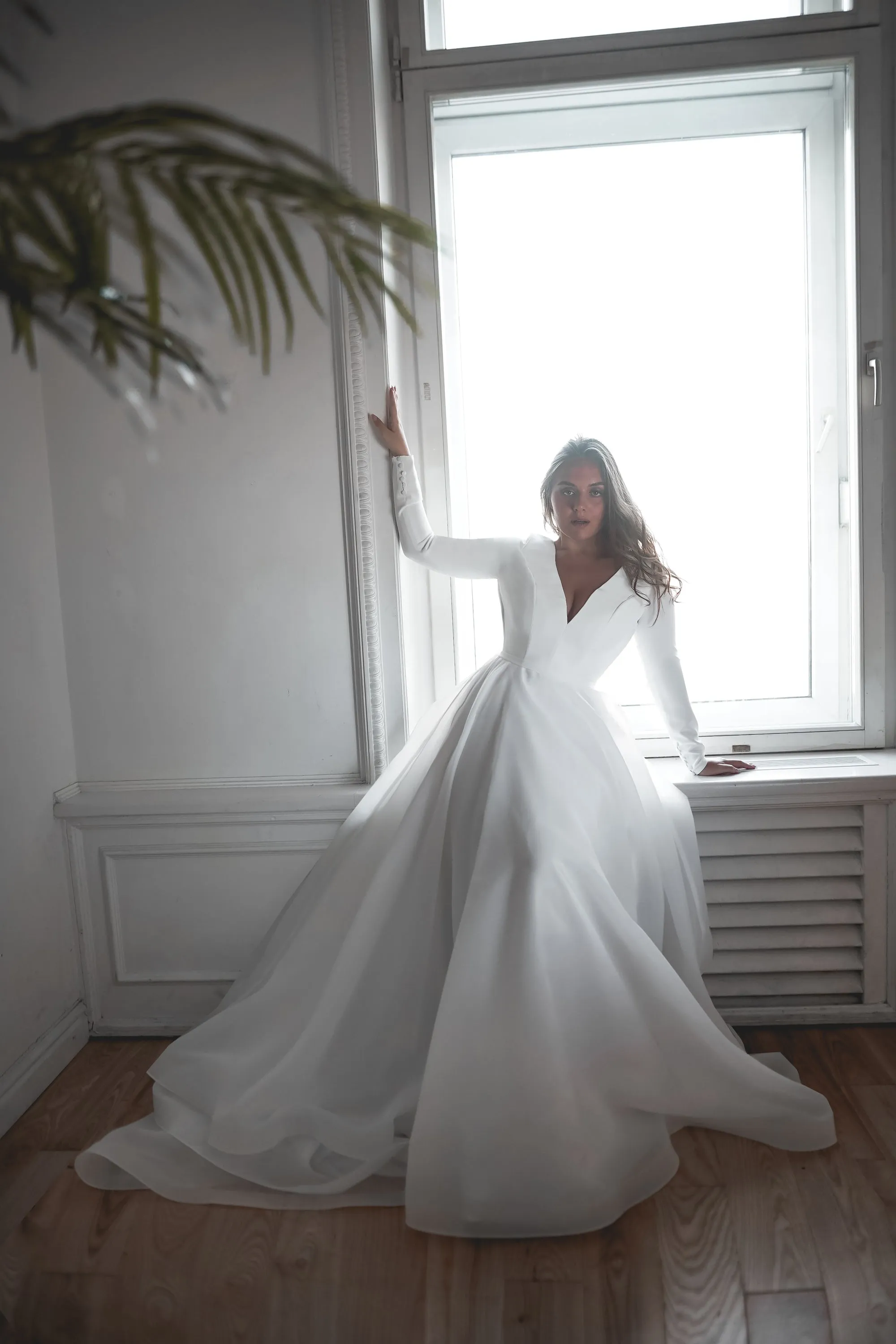 Plus Size Organza Wedding Dress Tayra sold by Olivia Bottega product image thumbnail 4