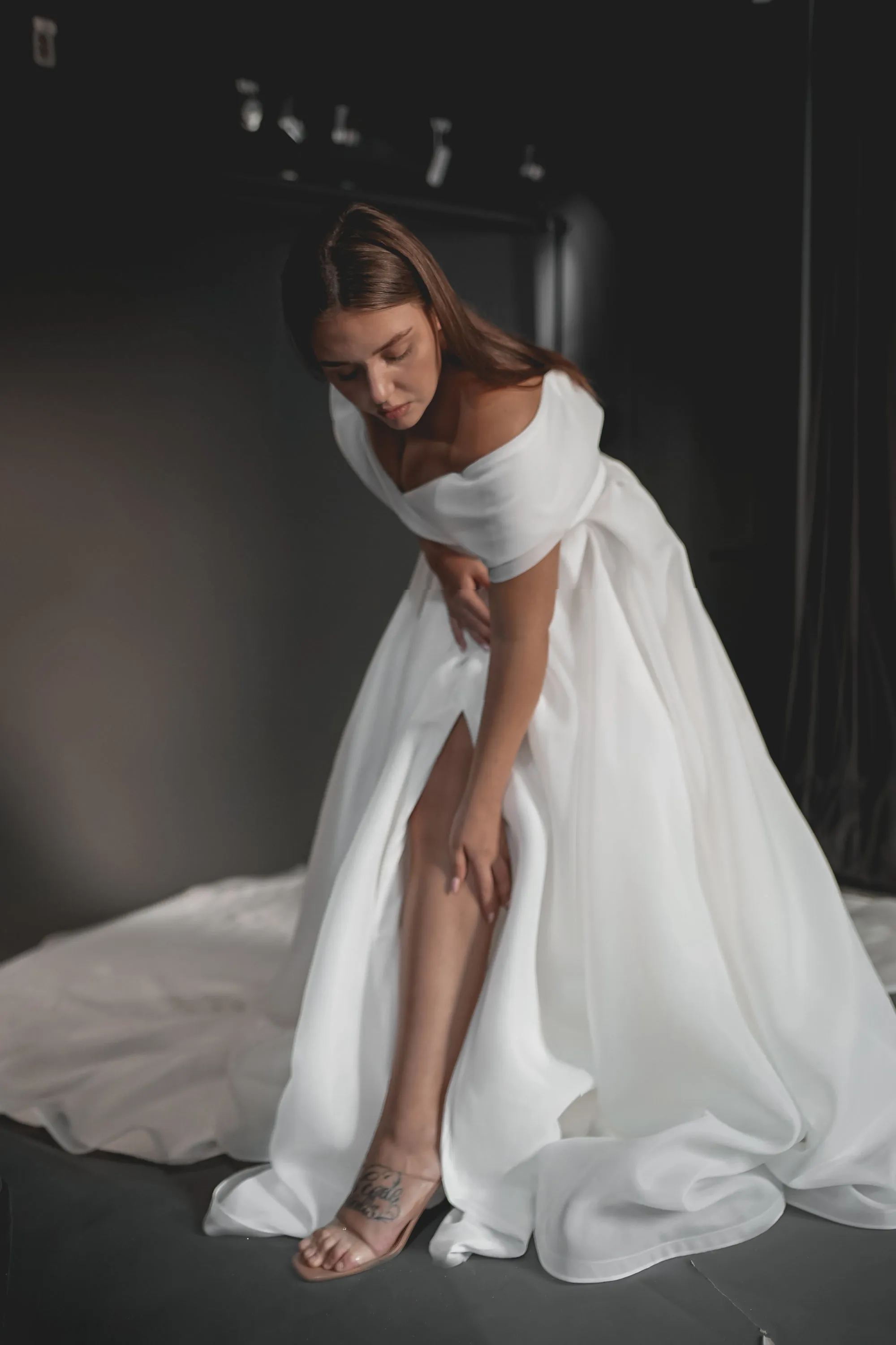 Plus Size Organza Wedding Dress Cardi sold by Olivia Bottega product image thumbnail 4